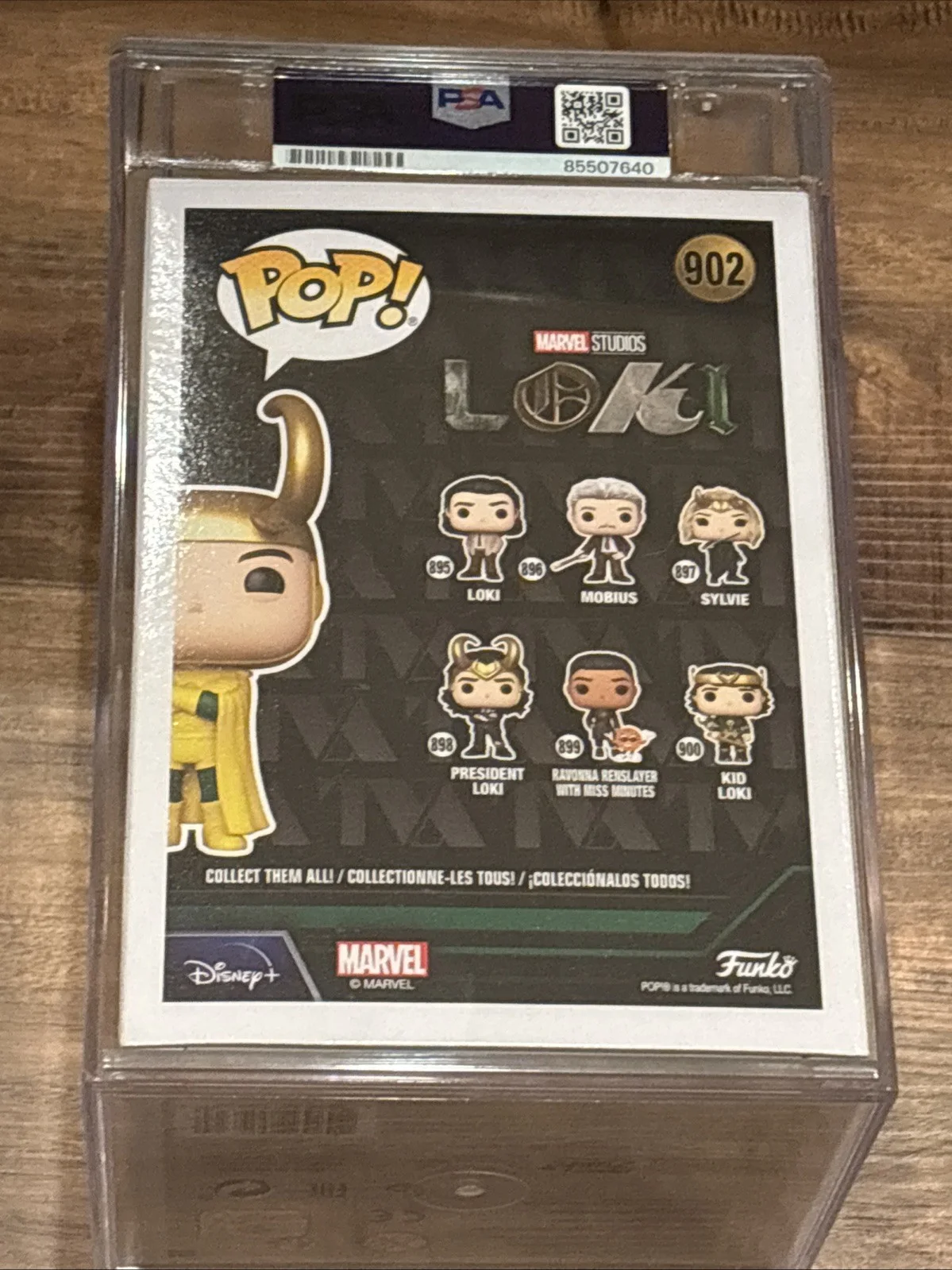Richard E. Grant — Richard E Grant Signed Funko Pop 902 Classic Loki BAS PSA Encased Authentic, image 4