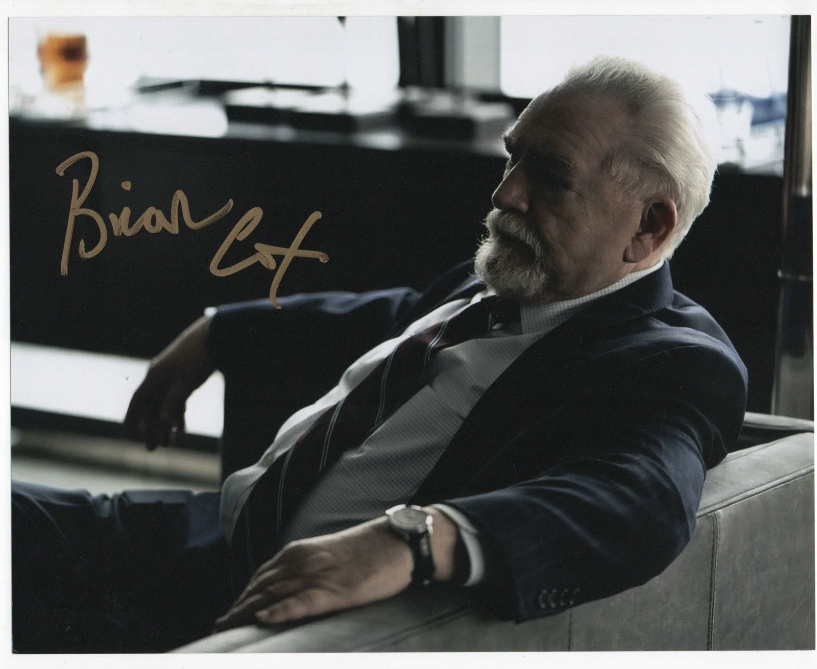 Brian Cox — Brian Cox signed autograph 8x10 Photo No COA Pass BAS PSA JSA Logan Succession