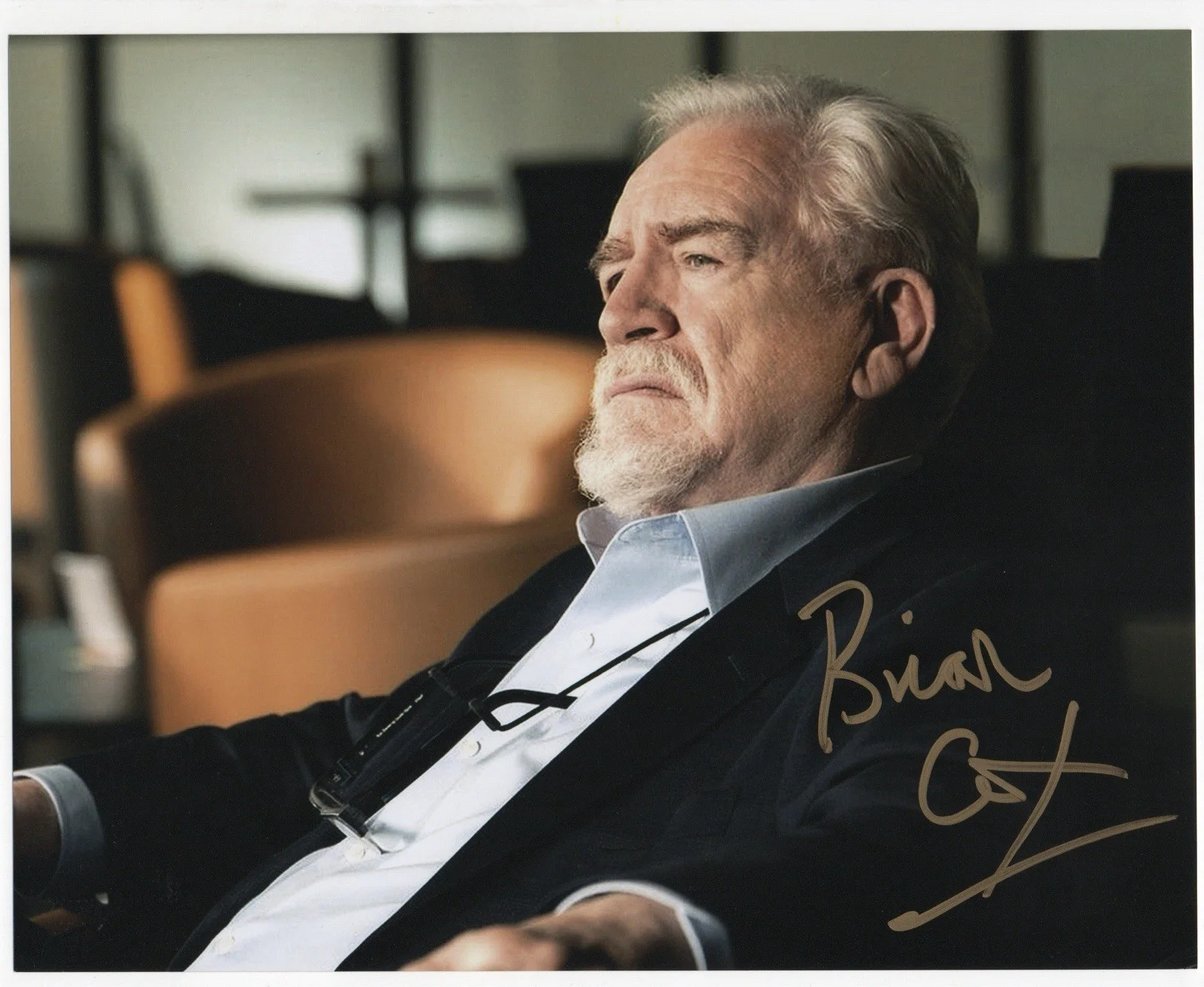 Brian Cox — Brian Cox signed autograph 8x10 Photo No COA Pass BAS PSA JSA Logan Succession