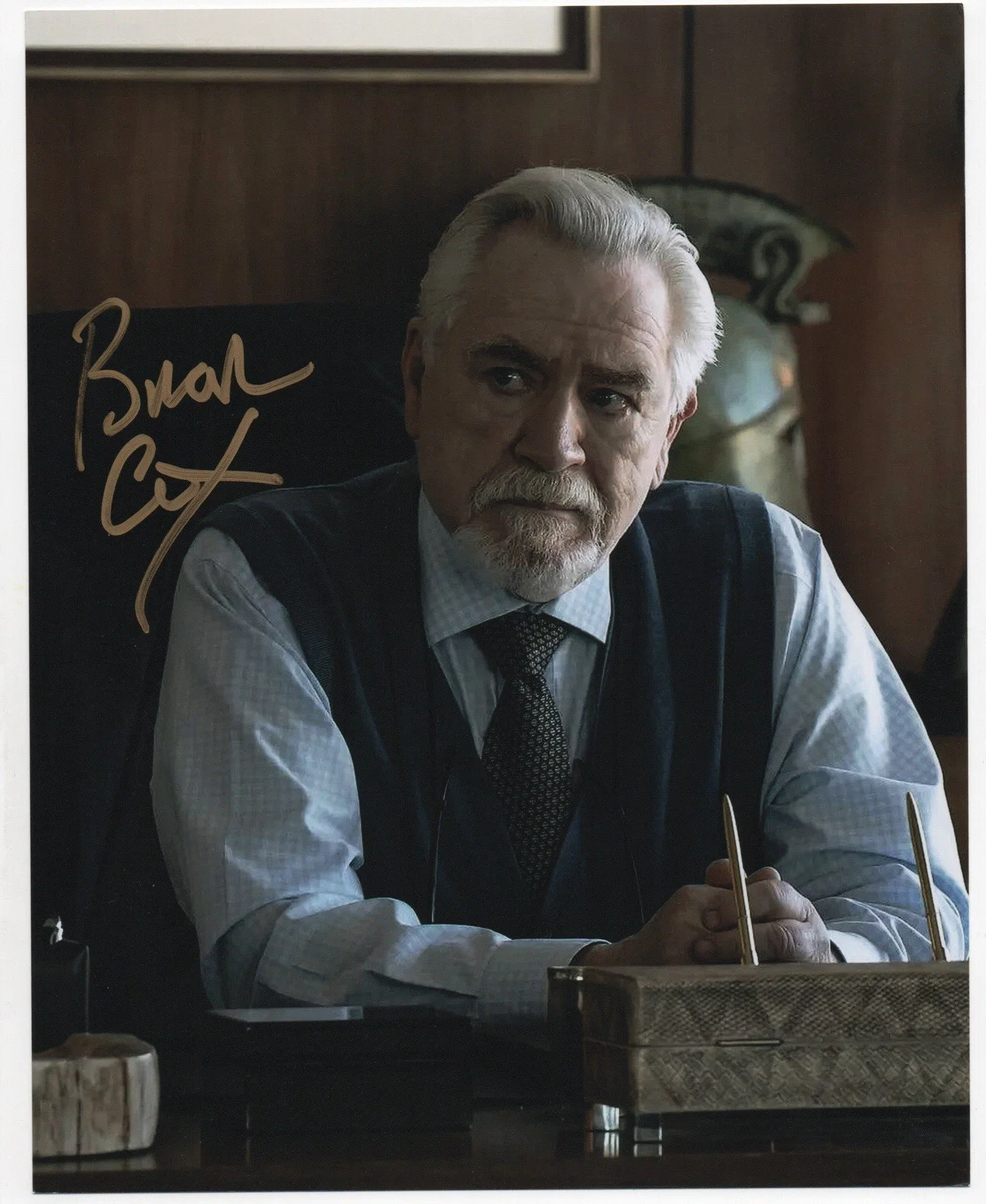 Brian Cox — Brian Cox signed autograph 8x10 Photo No COA Pass BAS PSA JSA Logan Succession