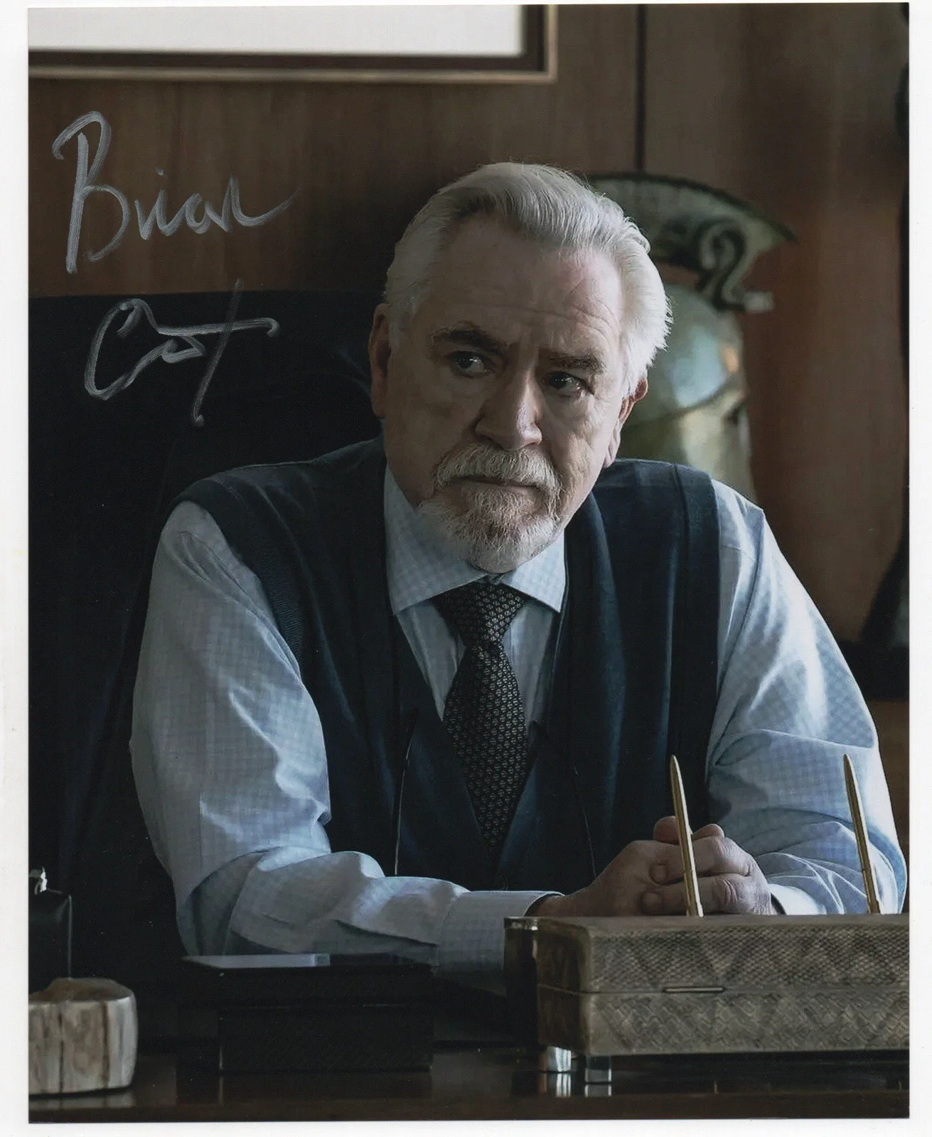 Brian Cox — Brian Cox signed autograph 8x10 Photo No COA Pass BAS PSA JSA Logan Succession