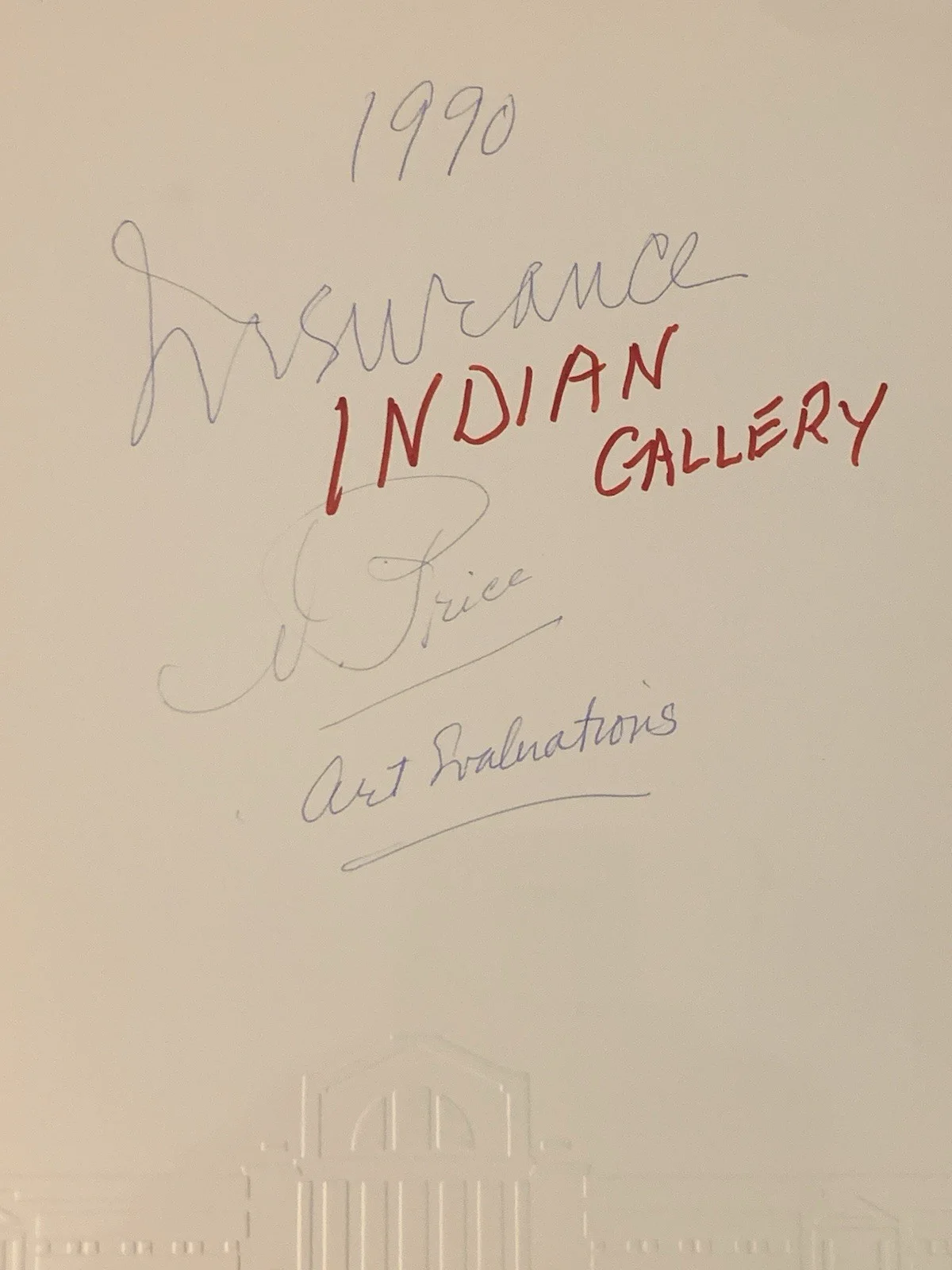 Vincent Price — Vincent Price Estate St. Louis Folder Signed By Vincent Price! 40c, image 2