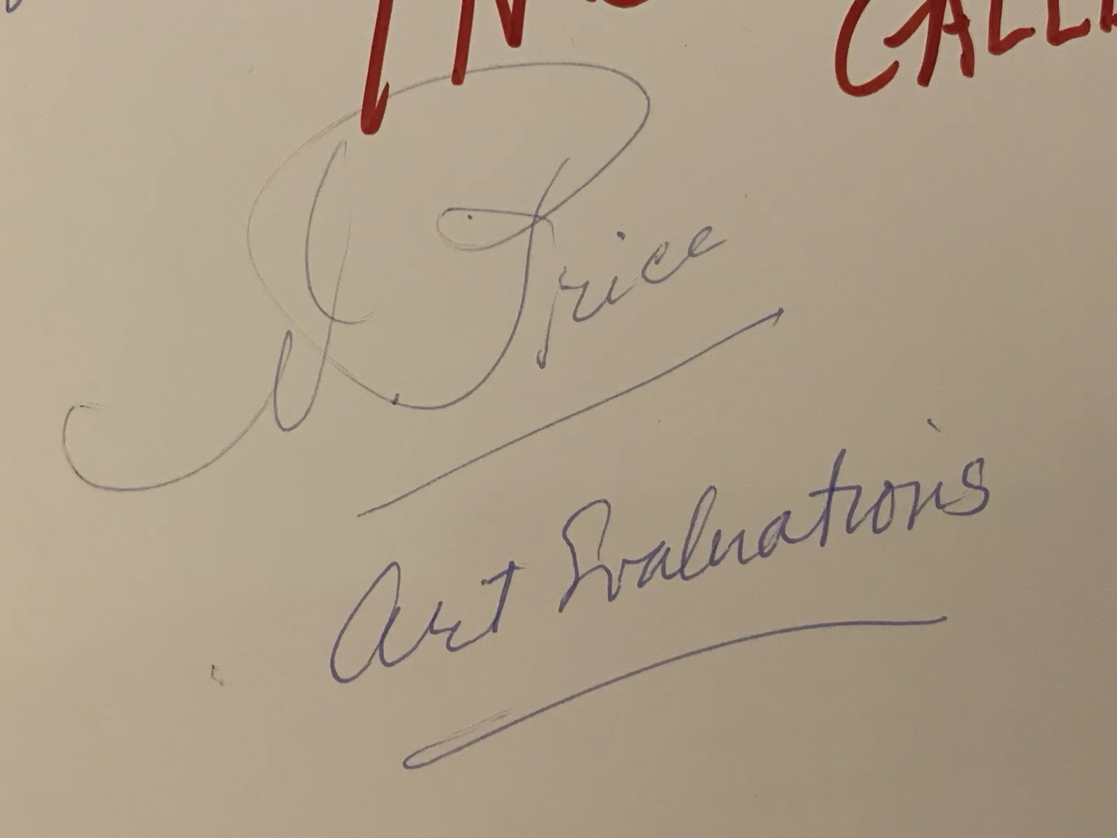 Vincent Price — Vincent Price Estate St. Louis Folder Signed By Vincent Price! 40c, image 3