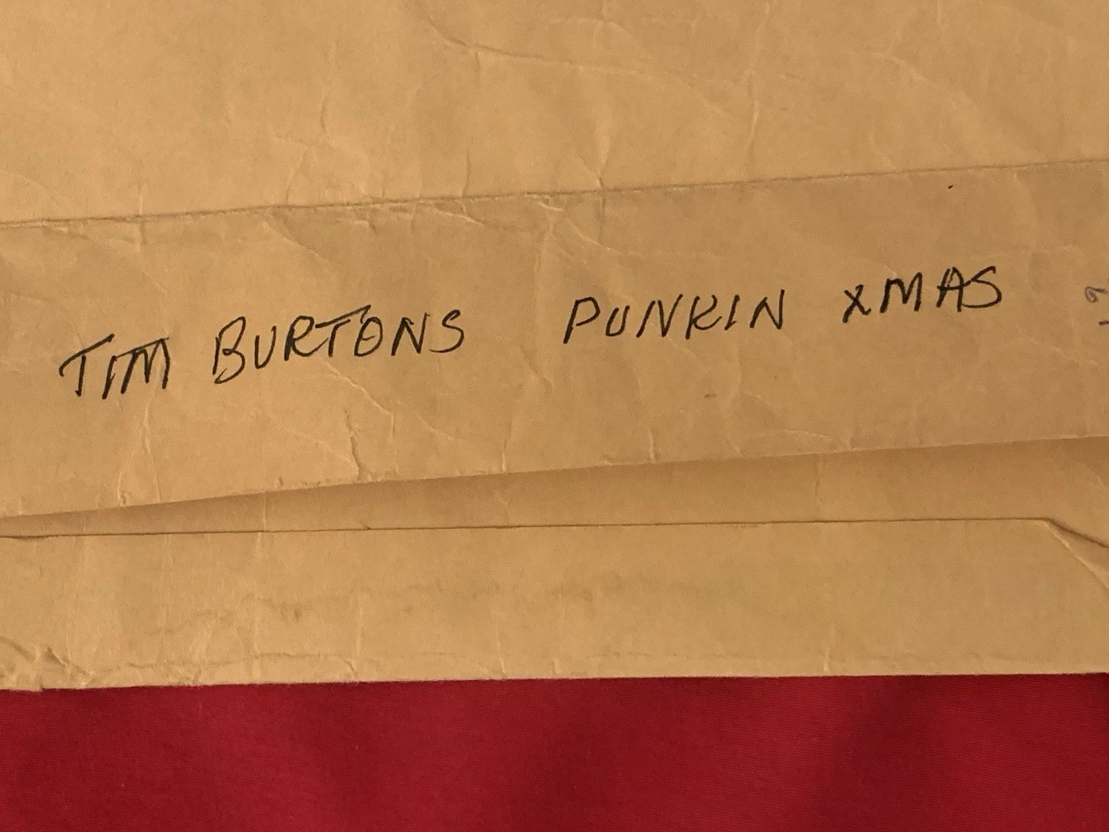 Vincent Price Estate Handwritten Notes on Envelope By Vincent Price! 40b, image 3