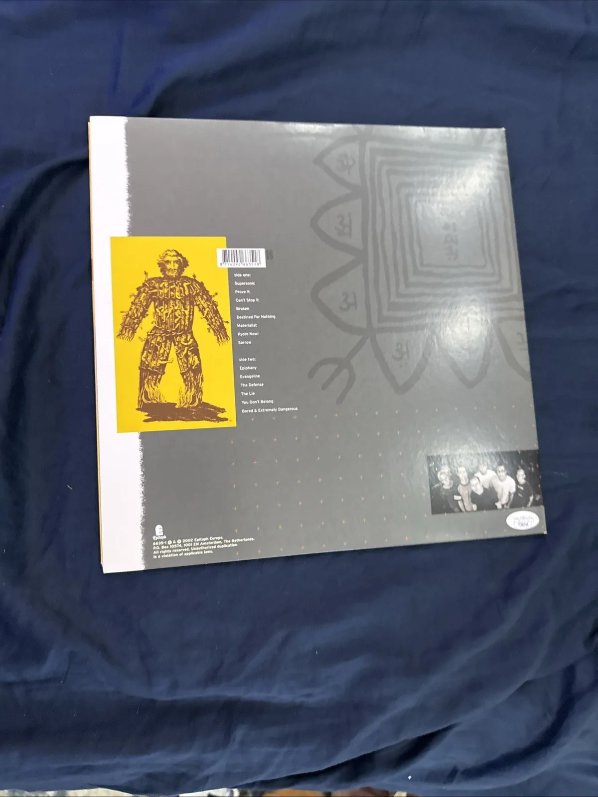 Bad Religion Signed The Process Of Belief Vinyl Record JSA COA Greg Graffin +2, image 2
