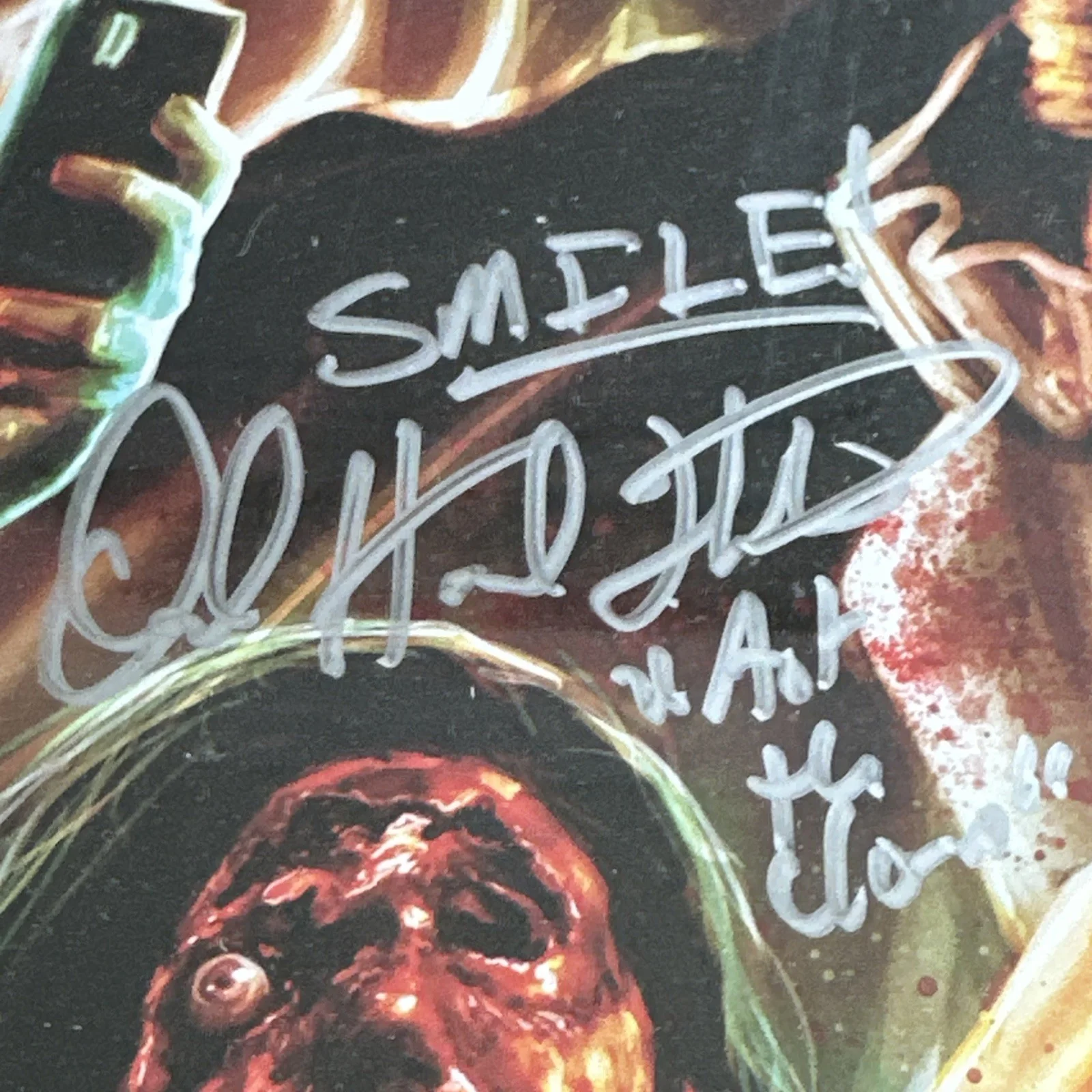 David Howard Thorton — OFFICIAL Terrifier Poster 24X18 Signed by David Howard Thornton Poster Only EUC, image 2