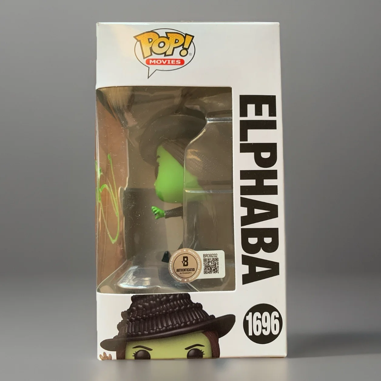 Cynthia Erivo — Cynthia Erivo Signed Autographed Elphaba Funko Pop “Wicked” Vinyl Figure BAS COA, image 2