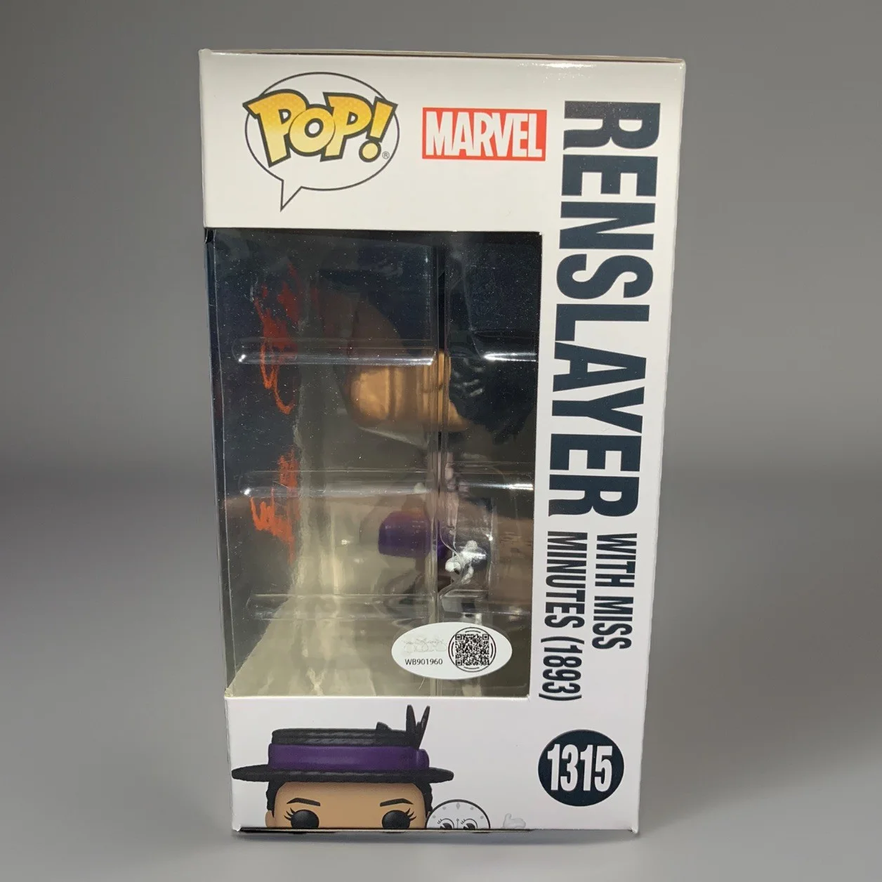 Tara Strong — Tara Strong Signed Autographed Renslayer w/ Miss Minutes Funko Pop Loki 2 – JSA, image 2