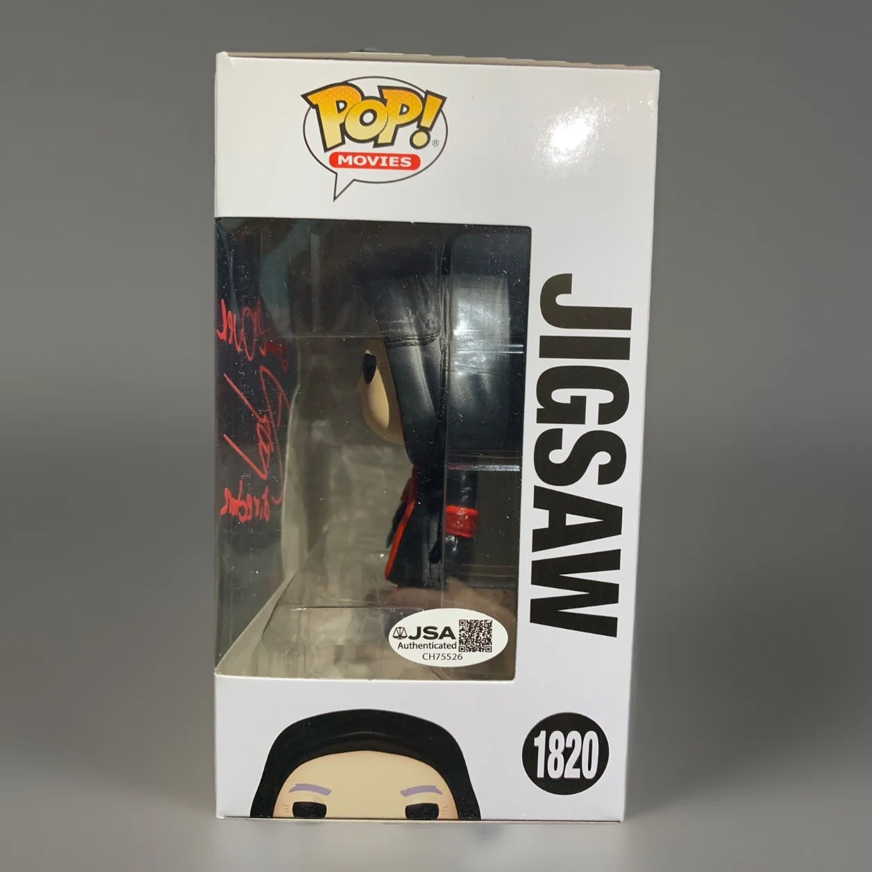 Darren Lynn Bousman — Darren Lynn Bousman Signed Autographed Jigsaw Funko Pop! “Saw” Vinyl Figure –JSA, изображение 2