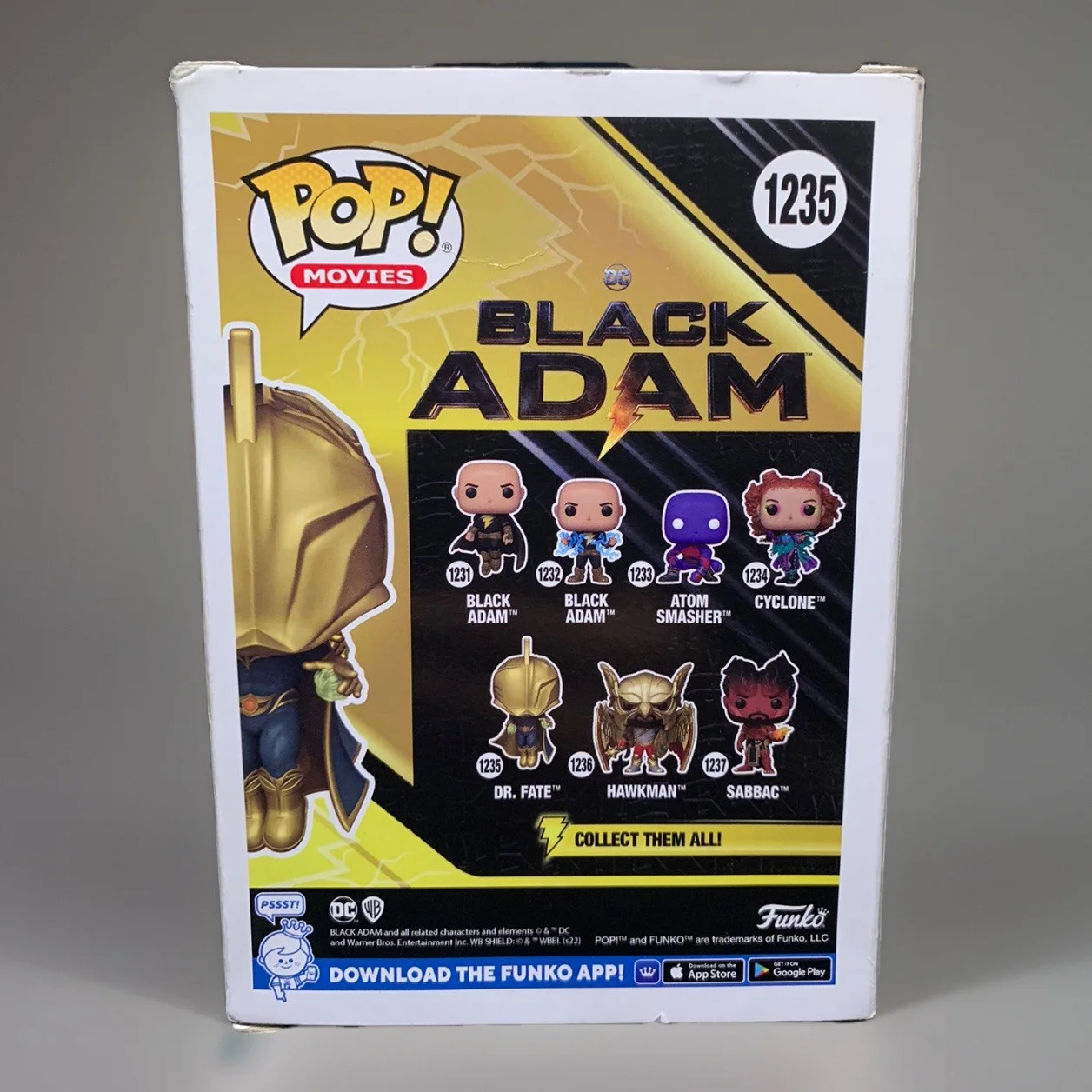 Pierce Brosnan — Pierce Brosnan Signed Autographed Dr. Fate Funko Pop! “Black Adam” Figure – PSA., image 3