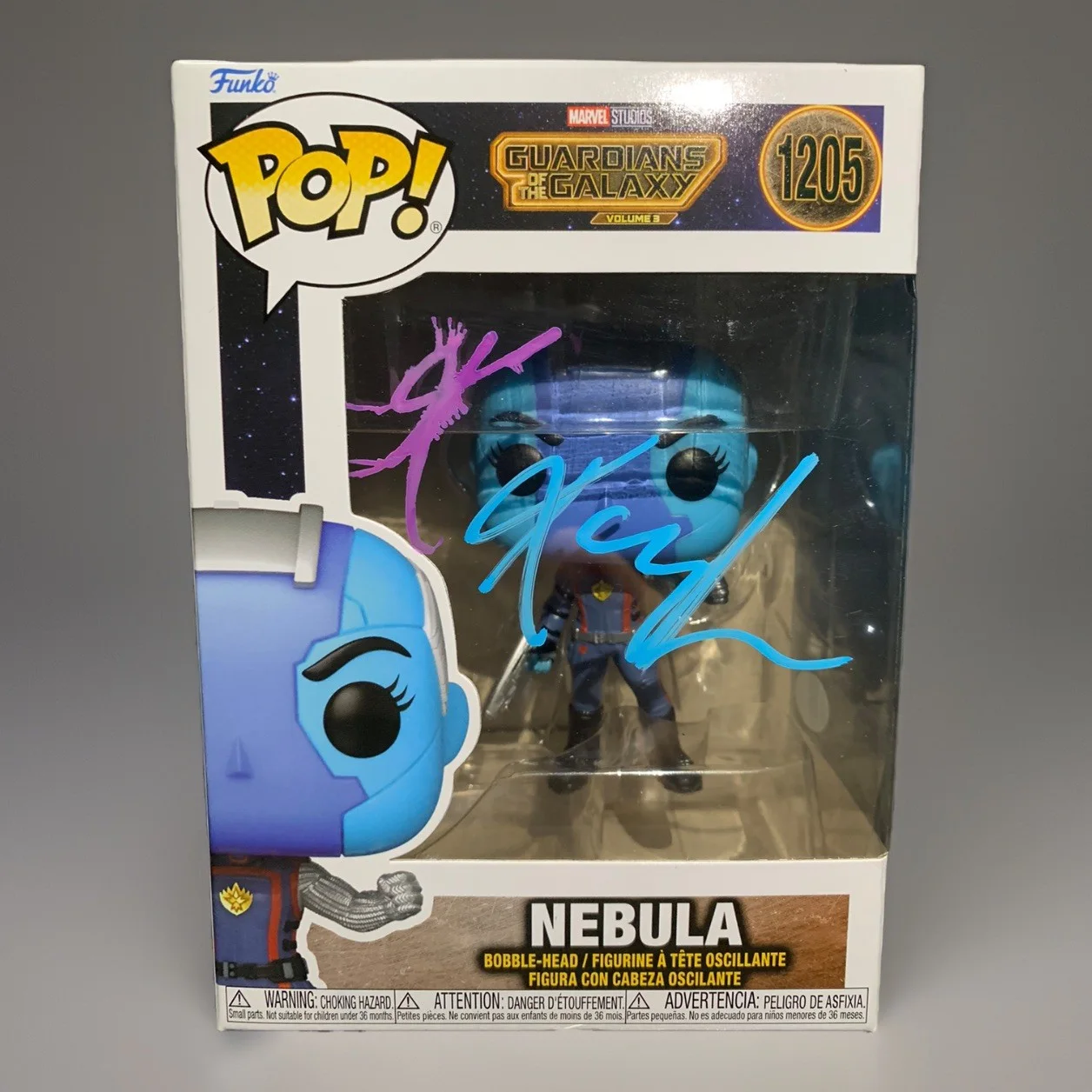 Karen Gillan — Karen Gillan Signed Autographed Nebula Funko Pop! Guardians of the Galaxy 3 –JSA