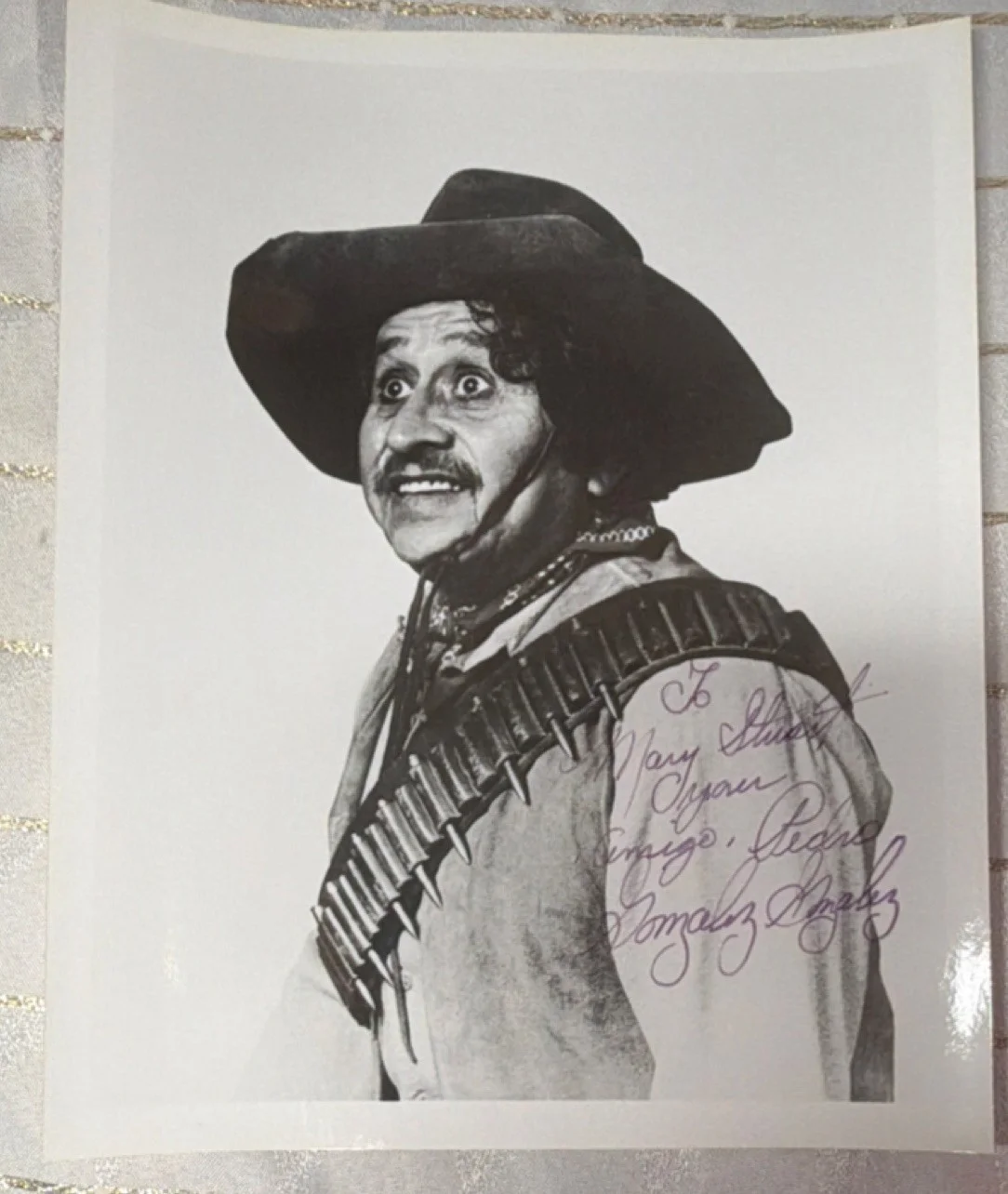 Pedro Gonzalez Gonzalez — Pedro Gonzalez Gonzalez Signed Vintage 8x10 Photo Rare