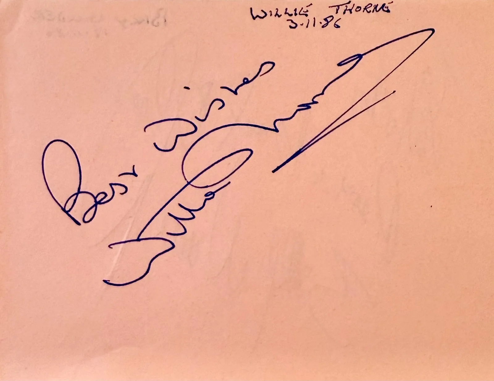 Billy Wirth, Willie Thorne — BILLY WIRTH & WILLIE THORNE Dual Signed Autographed 4x5 ALBUM PAGE THE LOST BOYS, изображение 4