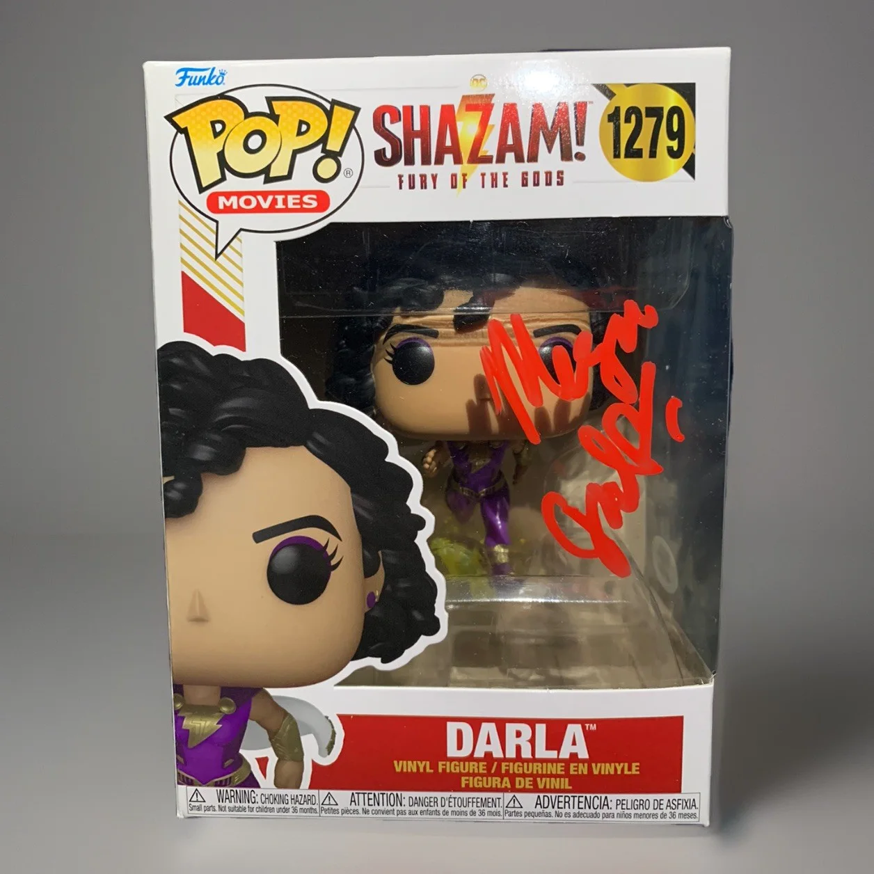 Meagan Good — Meagan Good Signed Autographed Darla Funko Pop “Shazam! Fury of the Gods” - PSA