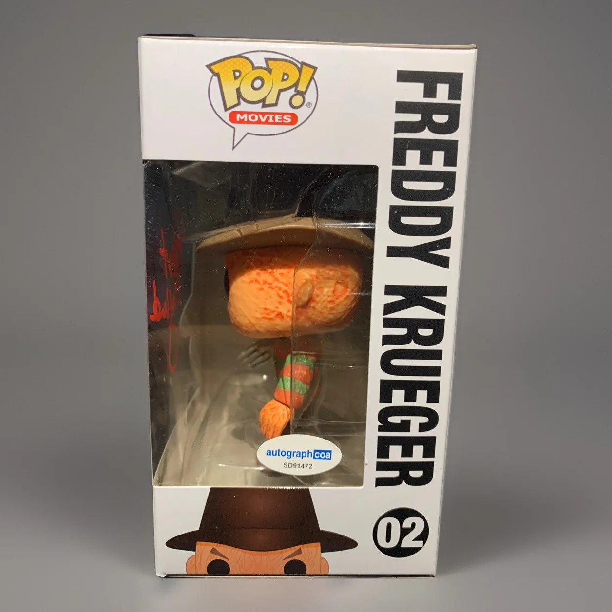 Robert Englund — Robert Englund Signed Freddy Krueger Funko Pop A Nightmare on Elm Street – ACOA, изображение 2