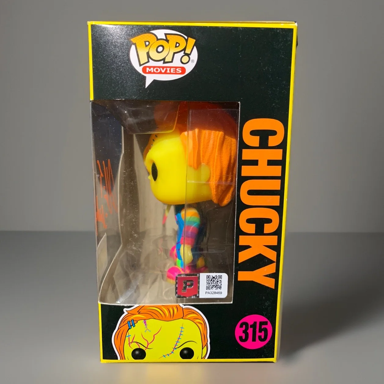 Alex Vincent — Alex Vincent (Andy) Signed Autographed Chucky Funko Pop Bride of Chucky with COA, изображение 2
