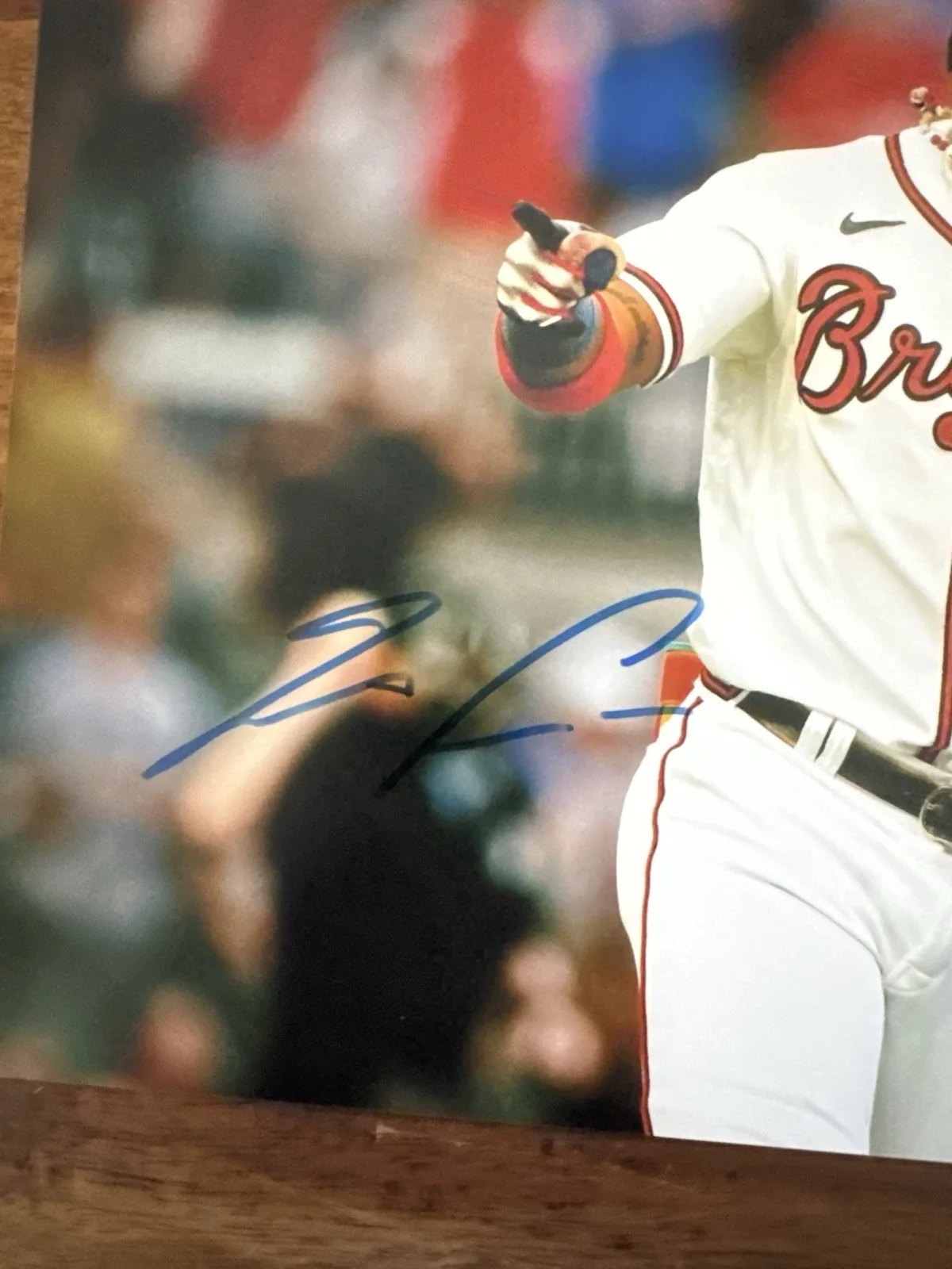 Ronald Acuna Signed Autographed Photo BAS Authenticated Beckett, image 2