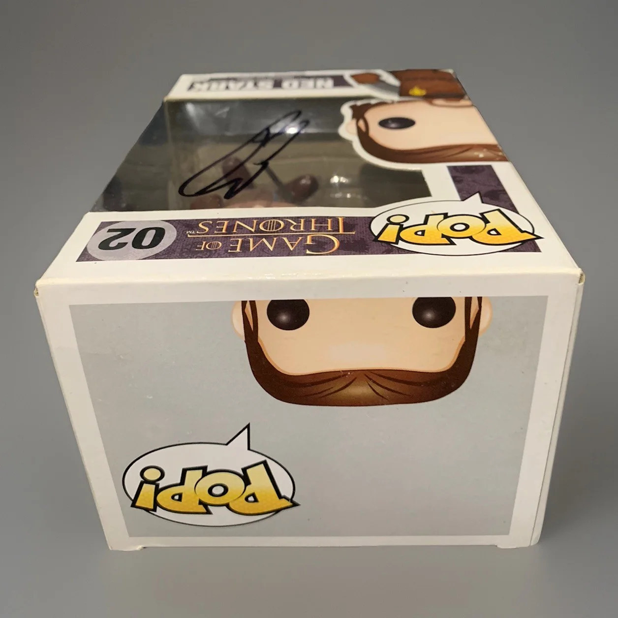 Sean Bean — Sean Bean Signed Autographed Ned Stark Funko Pop! Game of Thrones Figure – ACOA, image 5