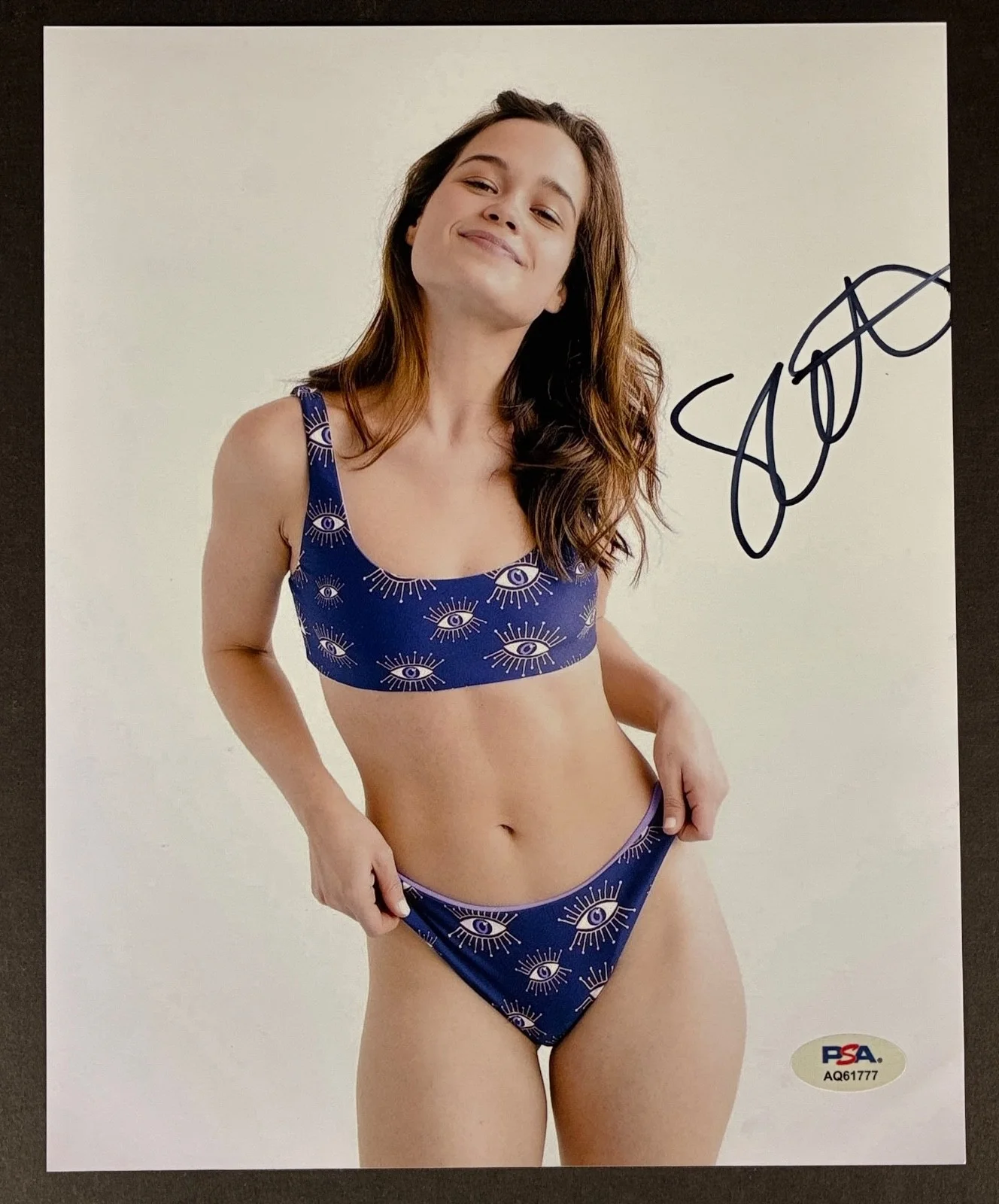 Sarah Catherine Hook — SARAH CATHERINE HOOK SIGNED 8x10 PHOTO PSA DNA AUTOGRAPH PHOTOSHOOT BIKINI