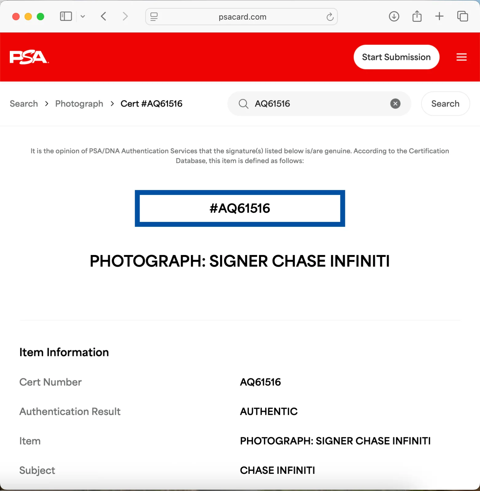 Chase Infiniti — CHASE INFINITI SIGNED 8x10 PHOTO PSA DNA AUTOGRAPH ONE BATTLE AFTER ANOTHER, изображение 3