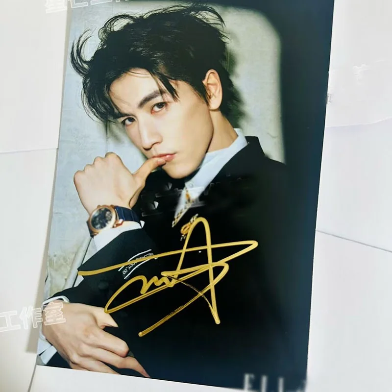 New Zhang Linghe Autographed Signed Photos Card, image 3