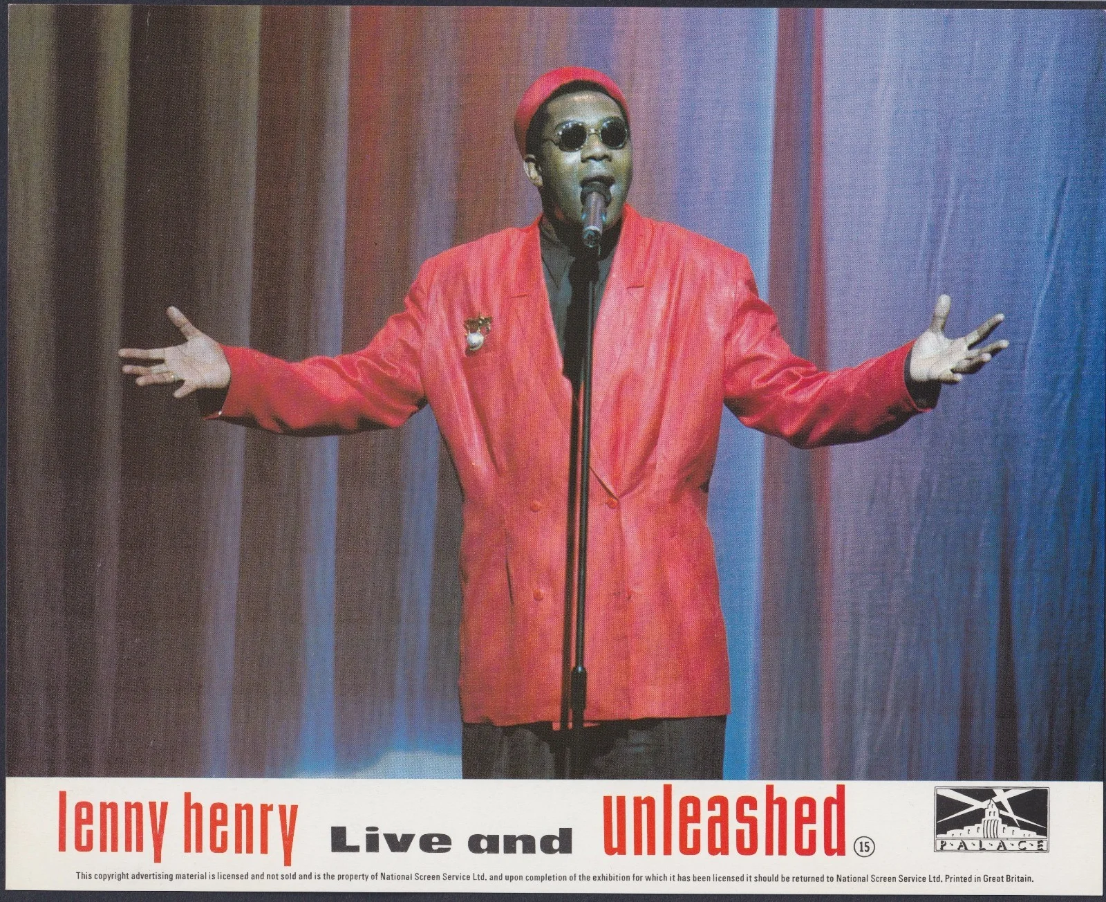 Lenny Live and Unleashed 8x ORIGINAL UK FOH Lobby Cards 1989, изображение 2