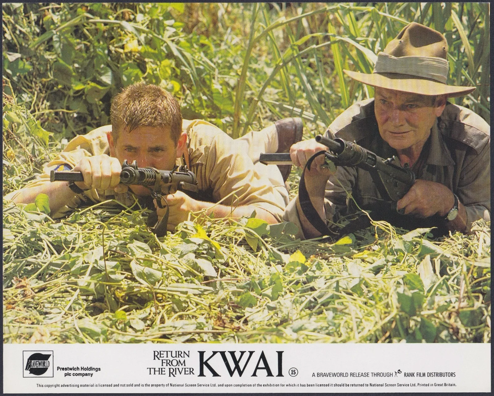 Return from the River Kwai 8x ORIGINAL UK FOH Lobby Cards Edward Fox 1989, image 5