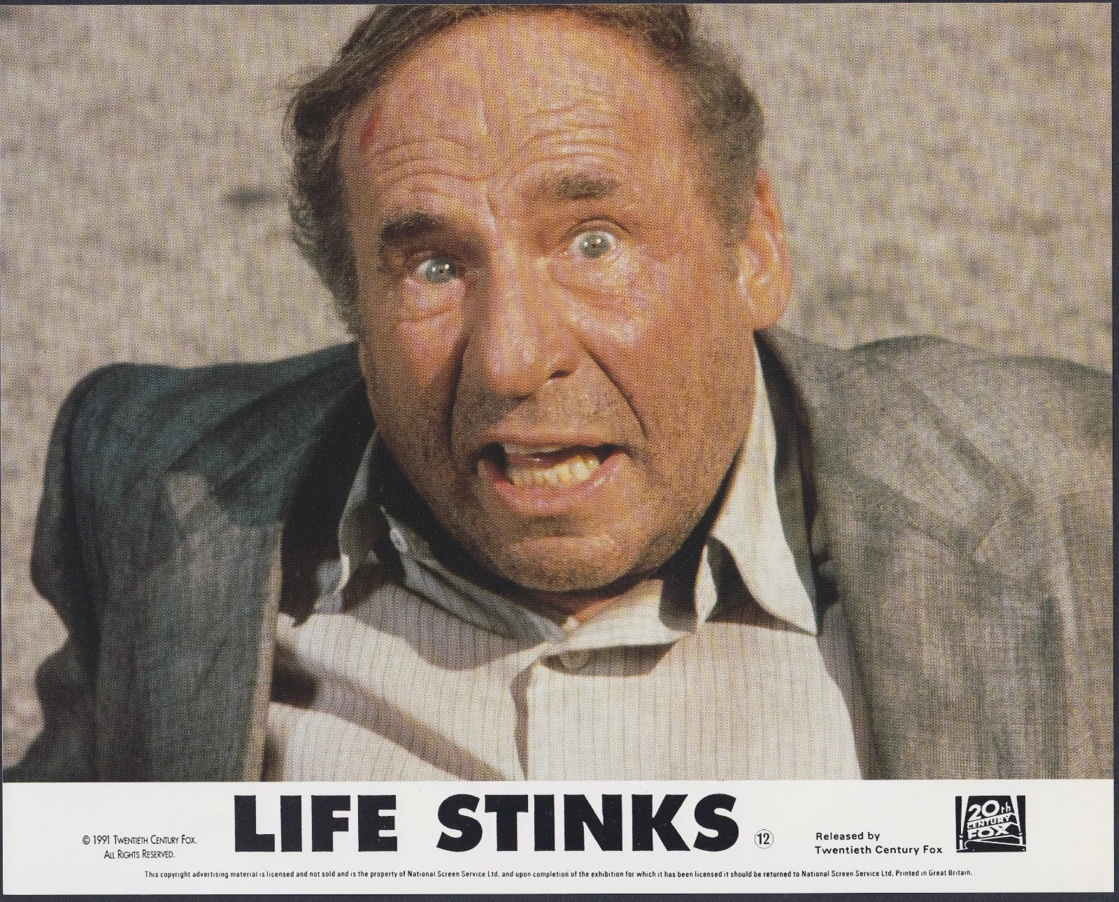 Life Stinks 8x ORIGINAL UK FOH Lobby Cards Mel Brooks 1991, изображение 2