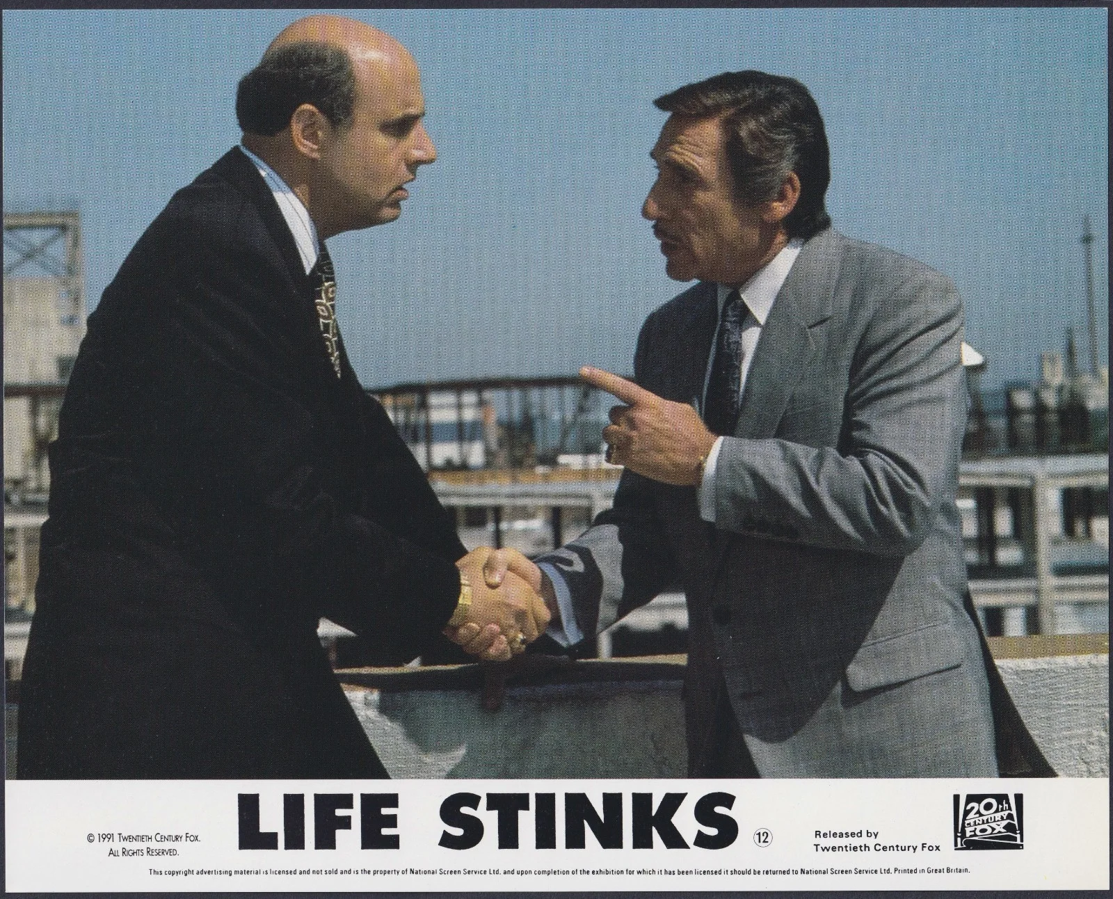 Life Stinks 8x ORIGINAL UK FOH Lobby Cards Mel Brooks 1991, изображение 4