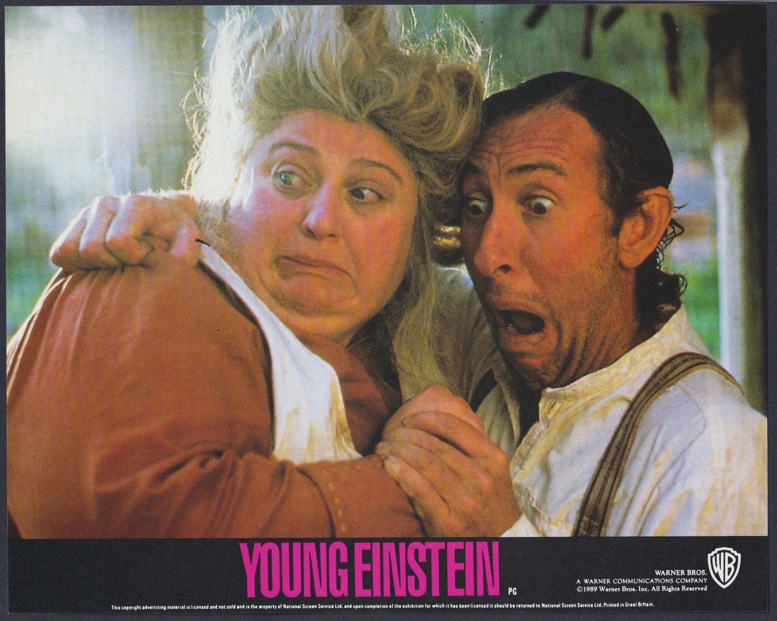 Young Einstein 8x ORIGINAL UK FOH Lobby Cards Yahoo Serious 1988, image 4