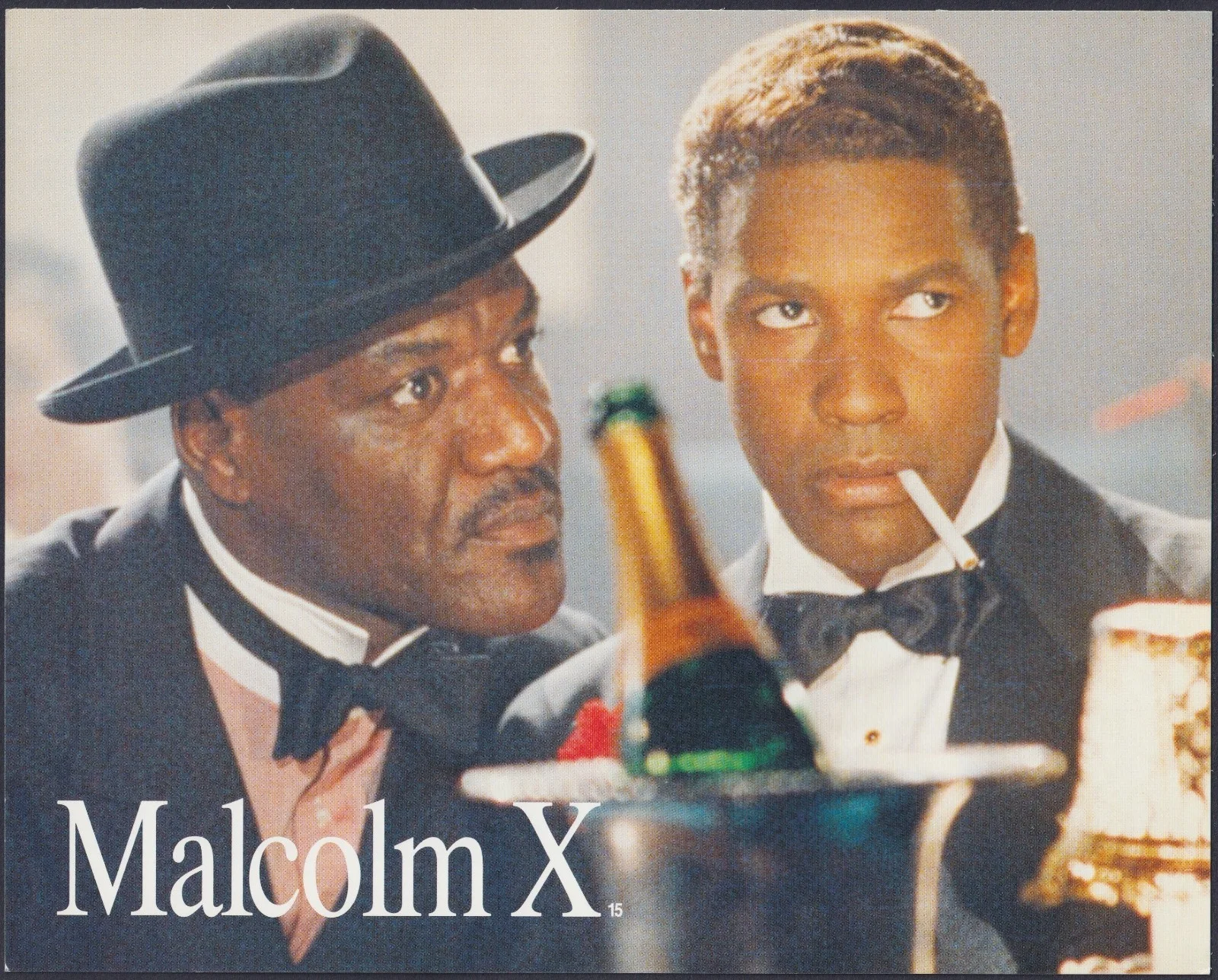 Malcolm X 4x ORIGINAL UK FOH Lobby Cards Denzel Washington Spike Lee 1992, изображение 2