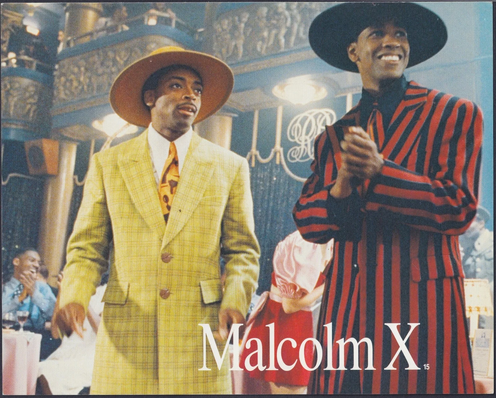 Malcolm X 4x ORIGINAL UK FOH Lobby Cards Denzel Washington Spike Lee 1992, изображение 3