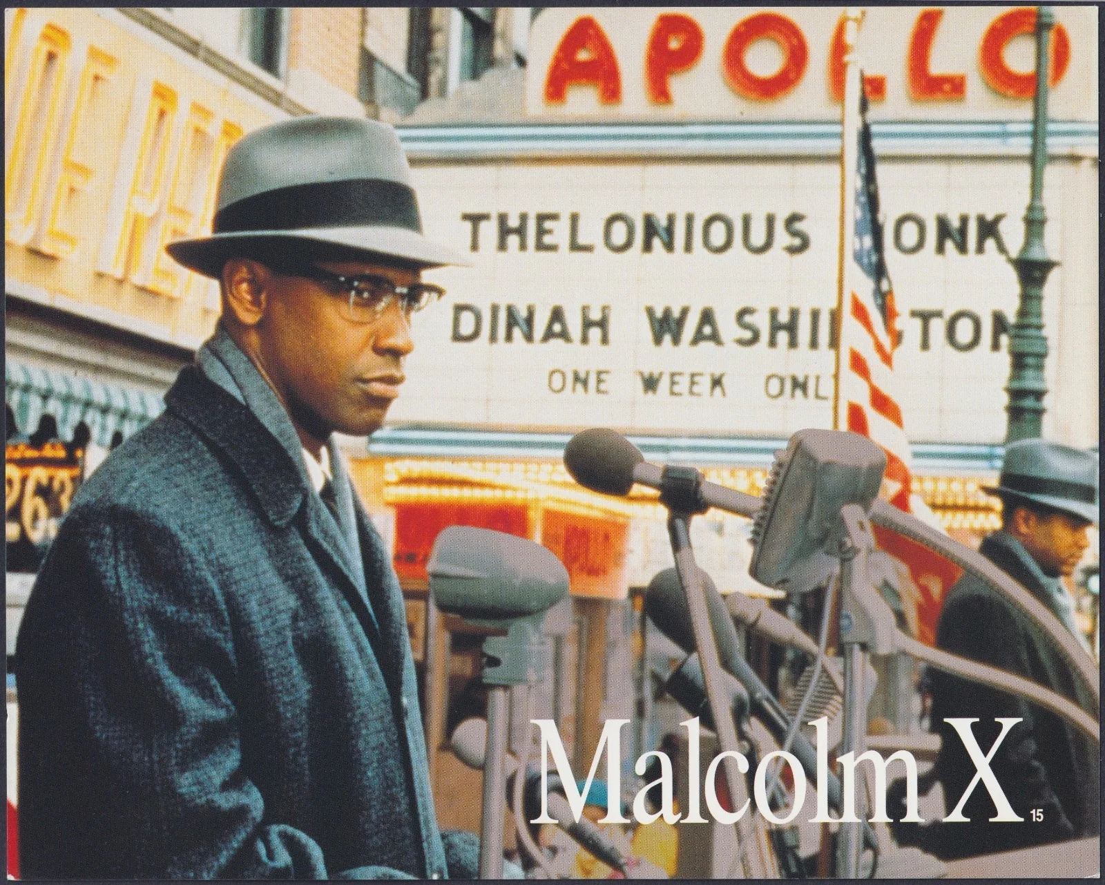 Malcolm X 4x ORIGINAL UK FOH Lobby Cards Denzel Washington Spike Lee 1992, изображение 5