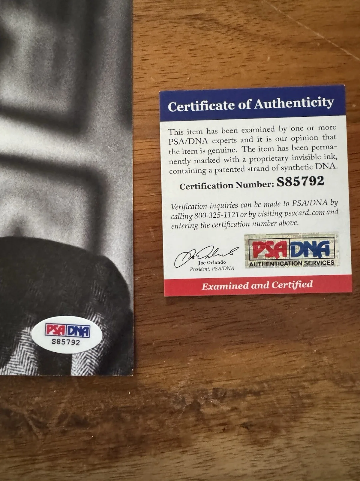 Gene Hackman Signed Autographed Photo PSA Authenticated PSA/DNA, image 2