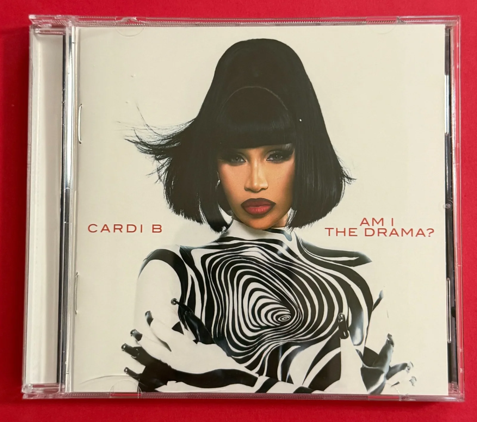 Cardi B Signed Am I The Drama CD Limited Edition Alternate Cover New/Broken Case, image 2