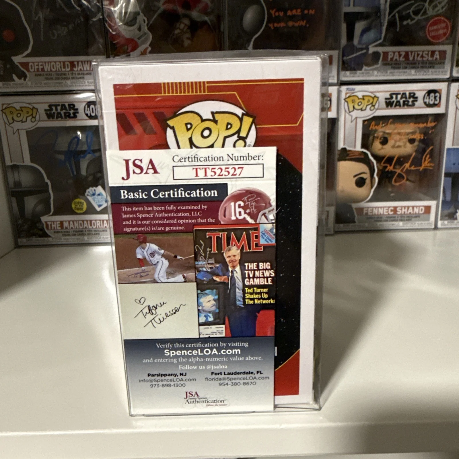 Funko POP #313 Billy Dee Williams Signed Lando Calrissian JSA COA Autograph 7BAP, image 4