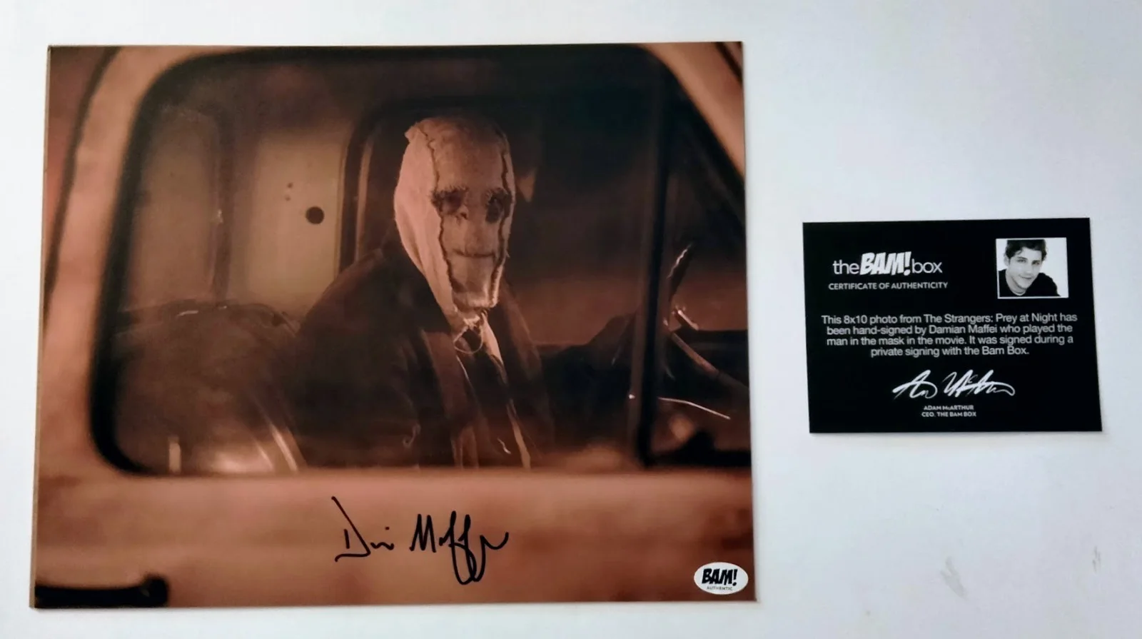 Damian Maffei — The Strangers Prey at Night Exclusive Print Signed By Man In The Mask w BAM COA, изображение 2