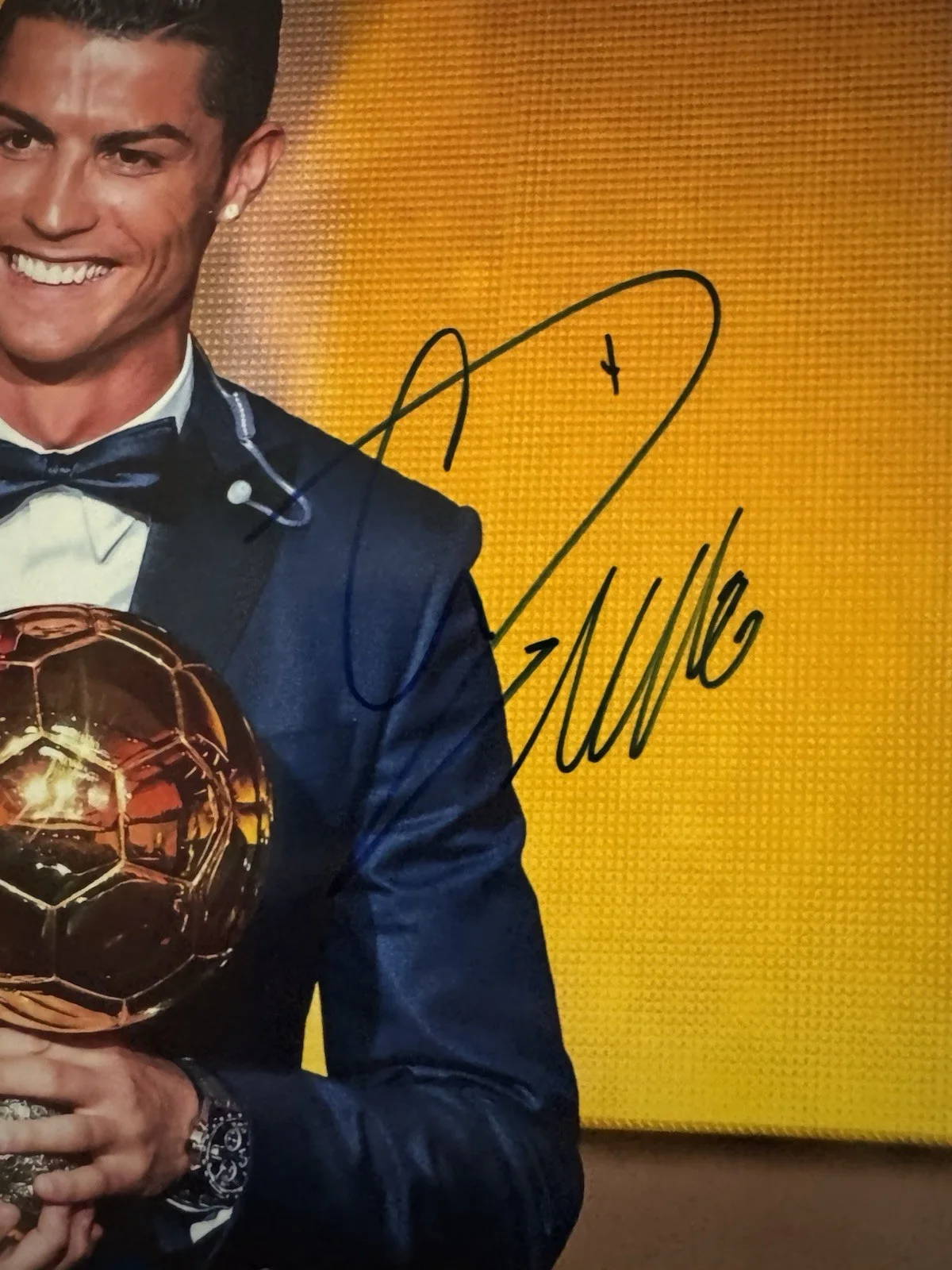 Cristiano Ronaldo Signed Autographed Photo PSA Authenticated PSA/DNA, image 2