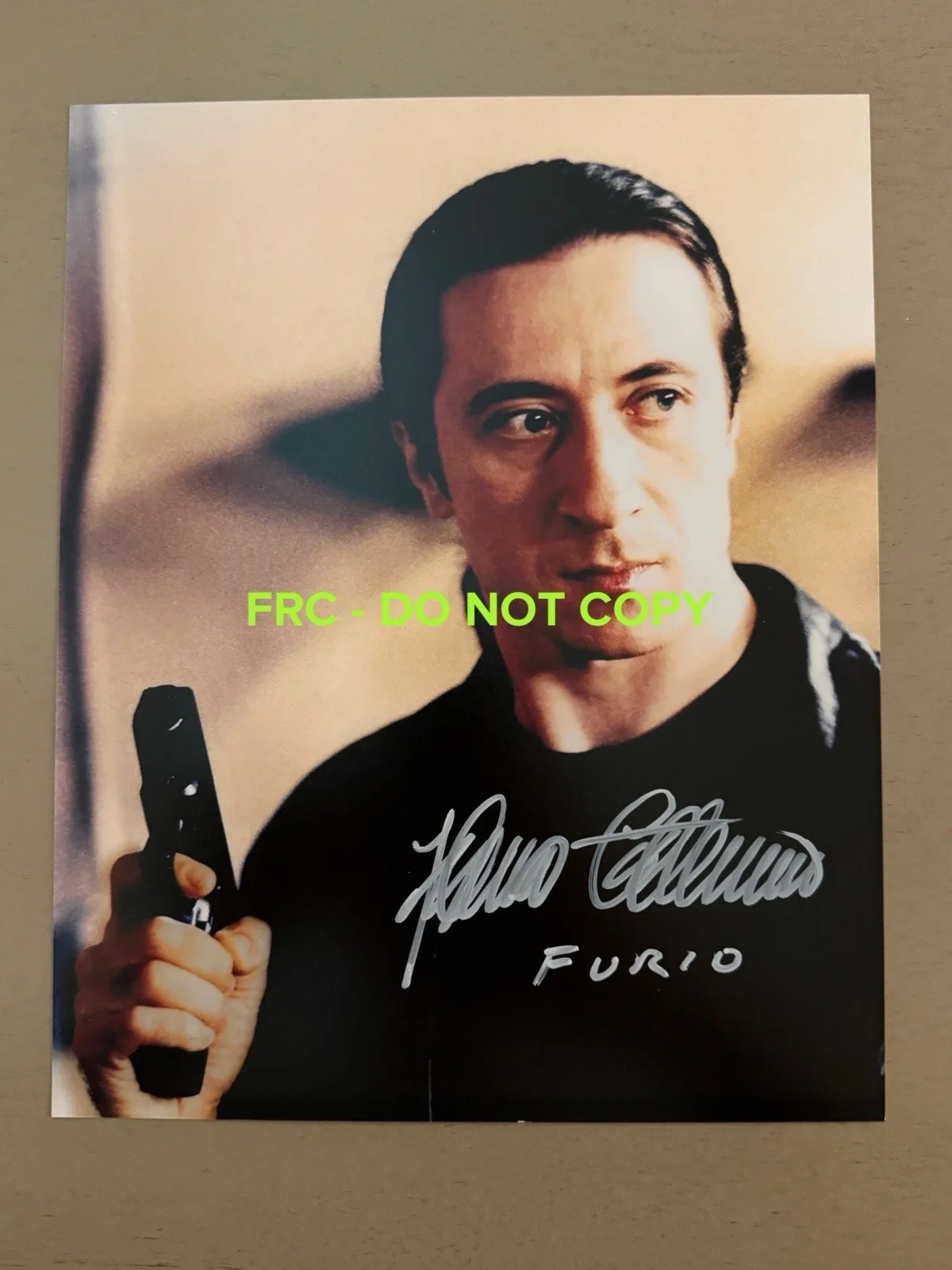 Federico Castelluccio — Federico Castelluccio Sopranos Signed 8 x 10 Photo & Inscription Furio Giunta
