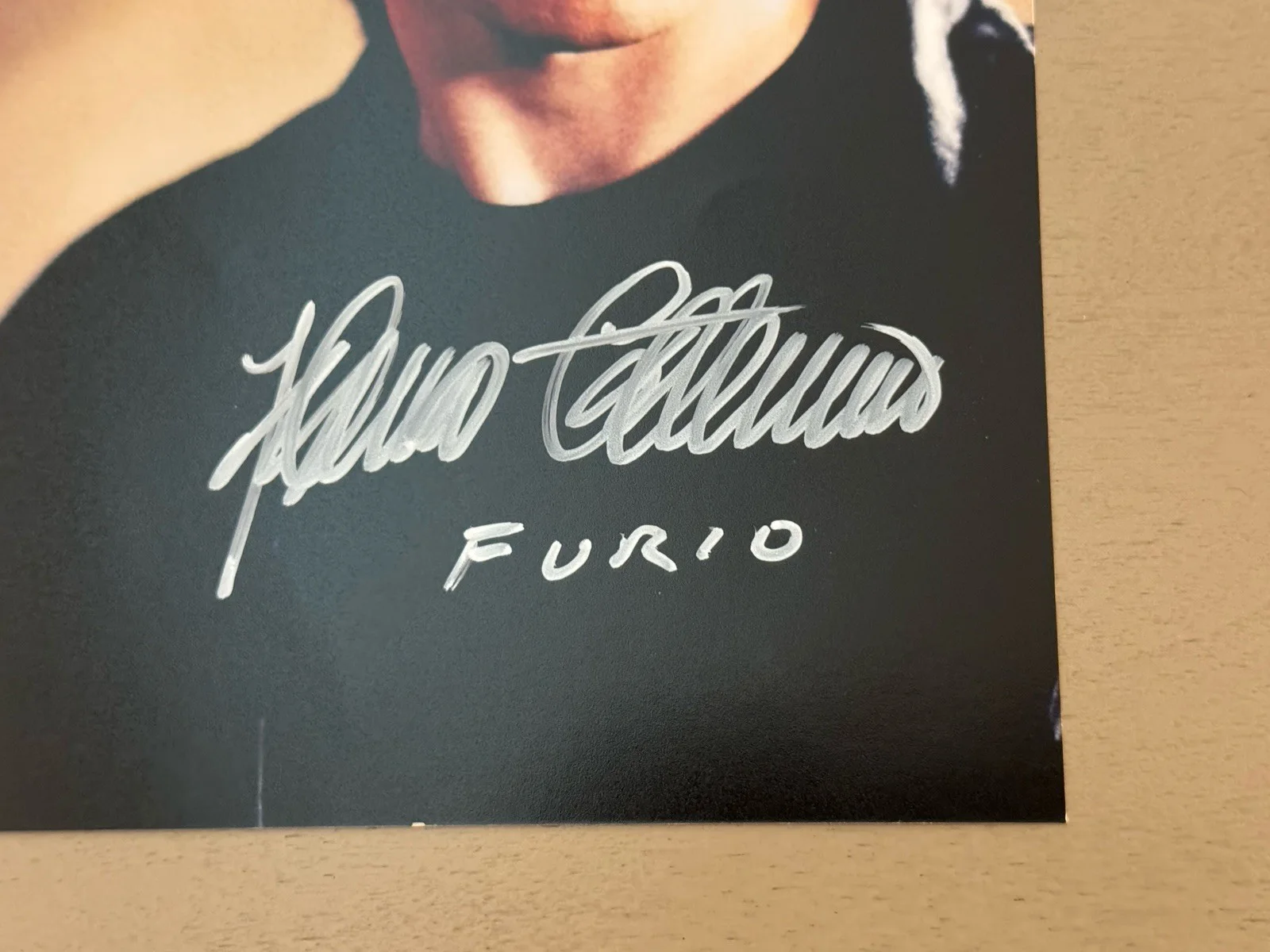 Federico Castelluccio — Federico Castelluccio Sopranos Signed 8 x 10 Photo & Inscription Furio Giunta, изображение 2