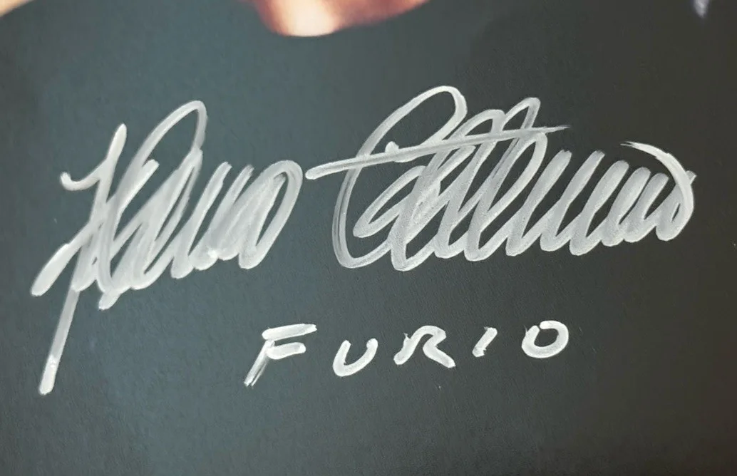 Federico Castelluccio — Federico Castelluccio Sopranos Signed 8 x 10 Photo & Inscription Furio Giunta, изображение 3