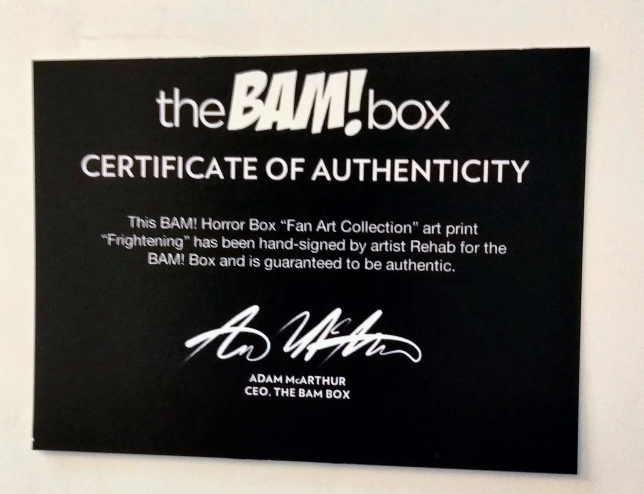 Rehab — *Fan Art Collection* Signed Autograph 8x10 Photo “Frightening by Rehab” BAM! COA, изображение 2