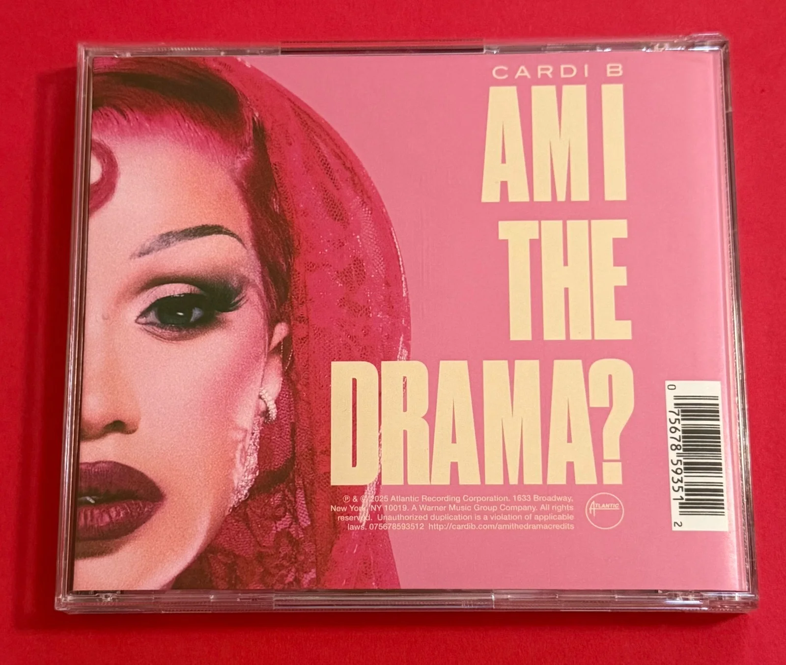 Cardi B AM I THE DRAMA? Alternate Cover CD #3 with Signed Insert New/Unsealed, image 3