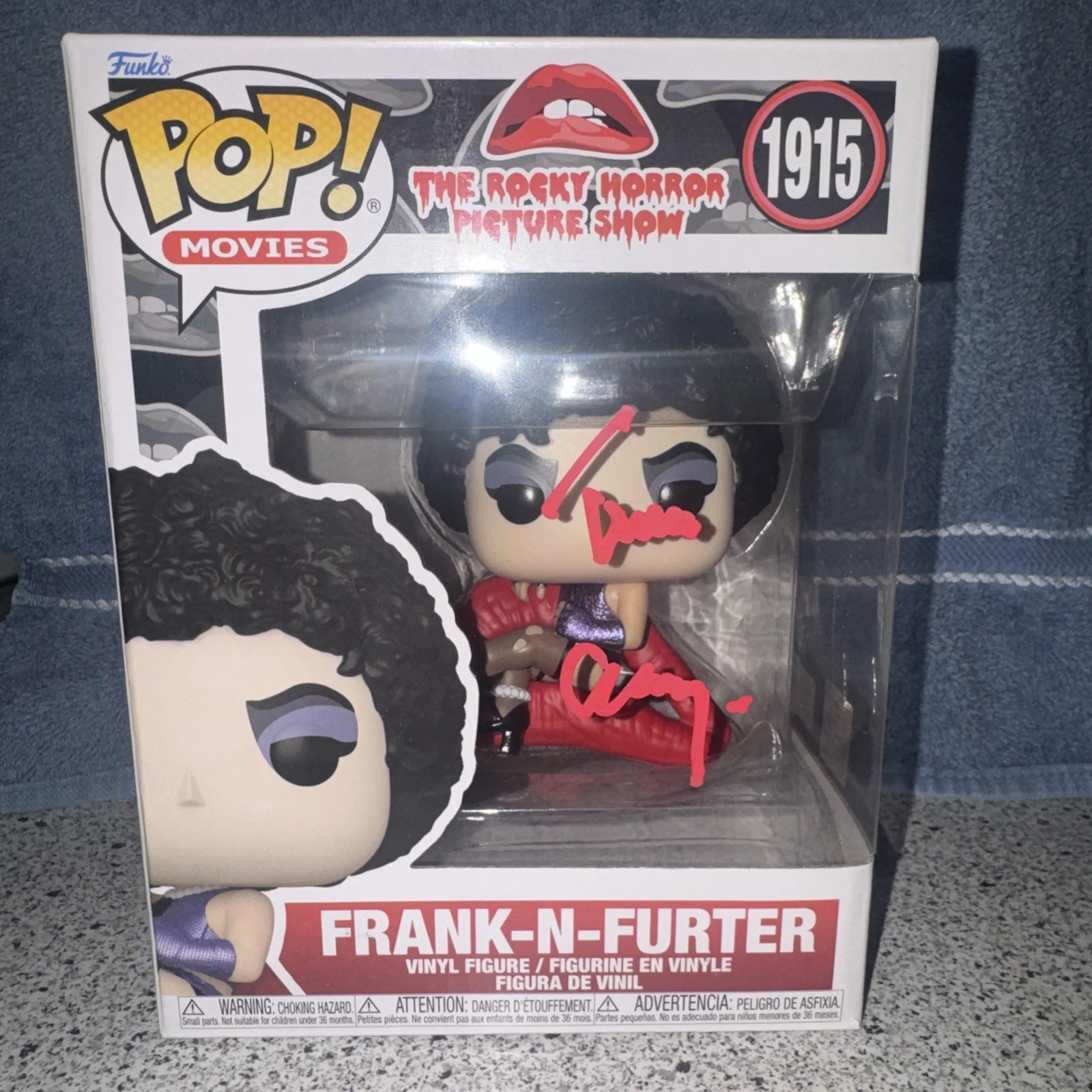 Autographed Tim Curry Funko Pop & Photo! THE ROCKY HORROR PICTURE SHOW. Get BOTH, image 2
