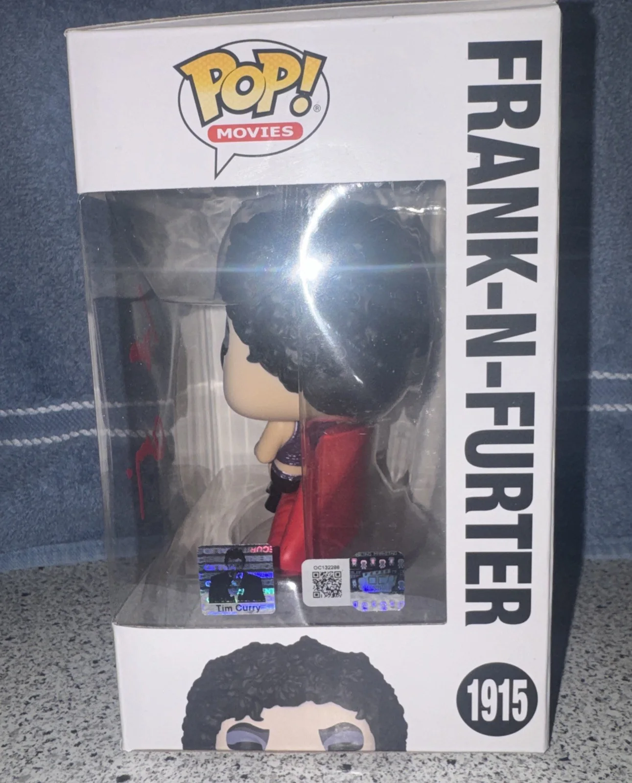 Autographed Tim Curry Funko Pop & Photo! THE ROCKY HORROR PICTURE SHOW. Get BOTH, image 3