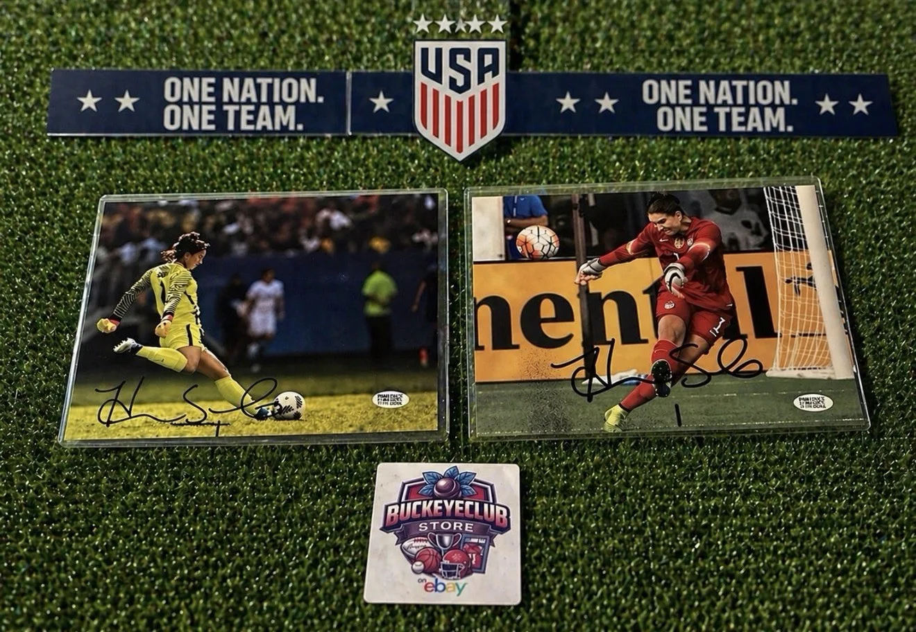 Hope Solo — 2 - Hope Solo Signed 8x10 Picture Autographed Photos with Prime Time Cert