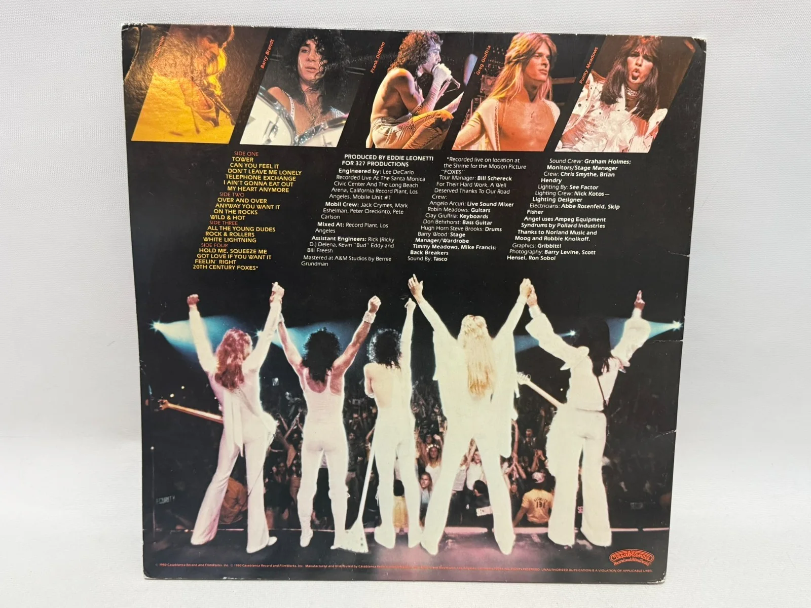 Angel Live Without A Net Autographed Signed Vinyl Cover Case ONLY NO RECORDS, image 4