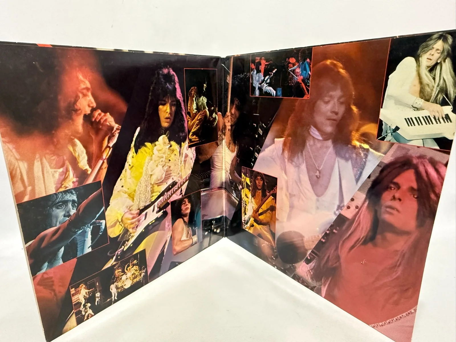 Angel Live Without A Net Autographed Signed Vinyl Cover Case ONLY NO RECORDS, image 5