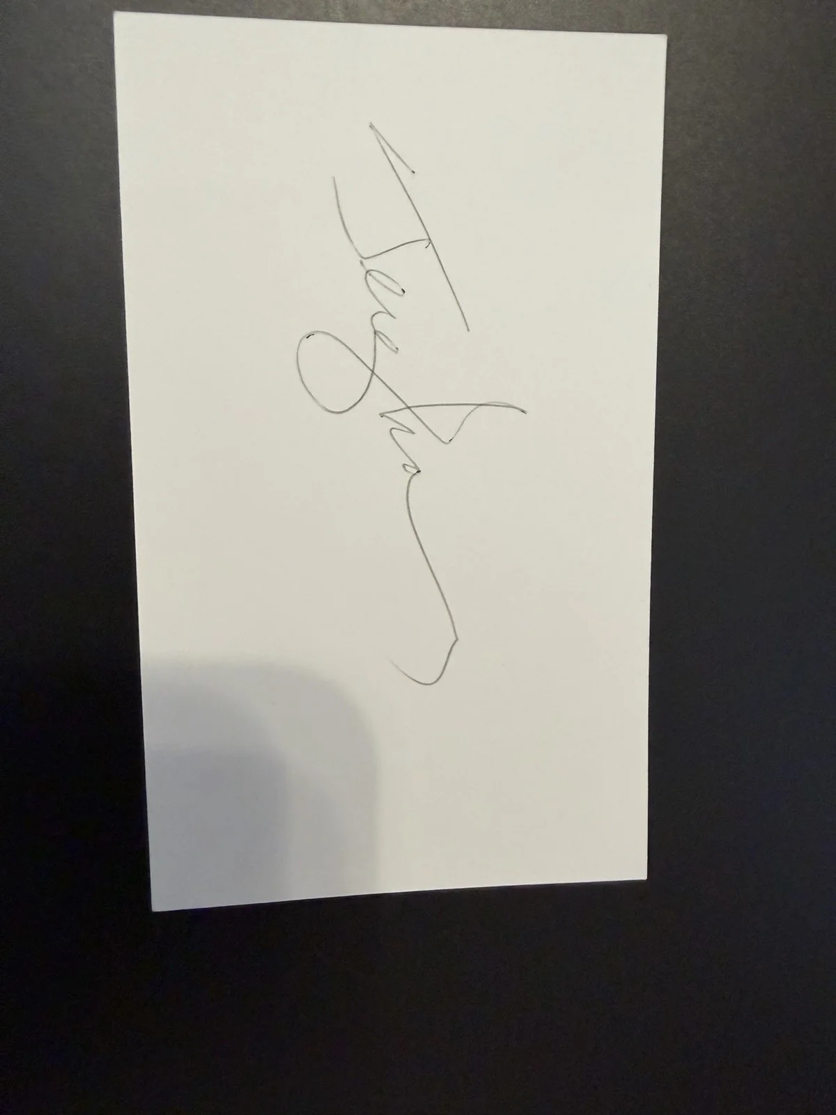 Jeremy Irons Signed Autograph 3x5 Index Card Actor Lion King, изображение 2