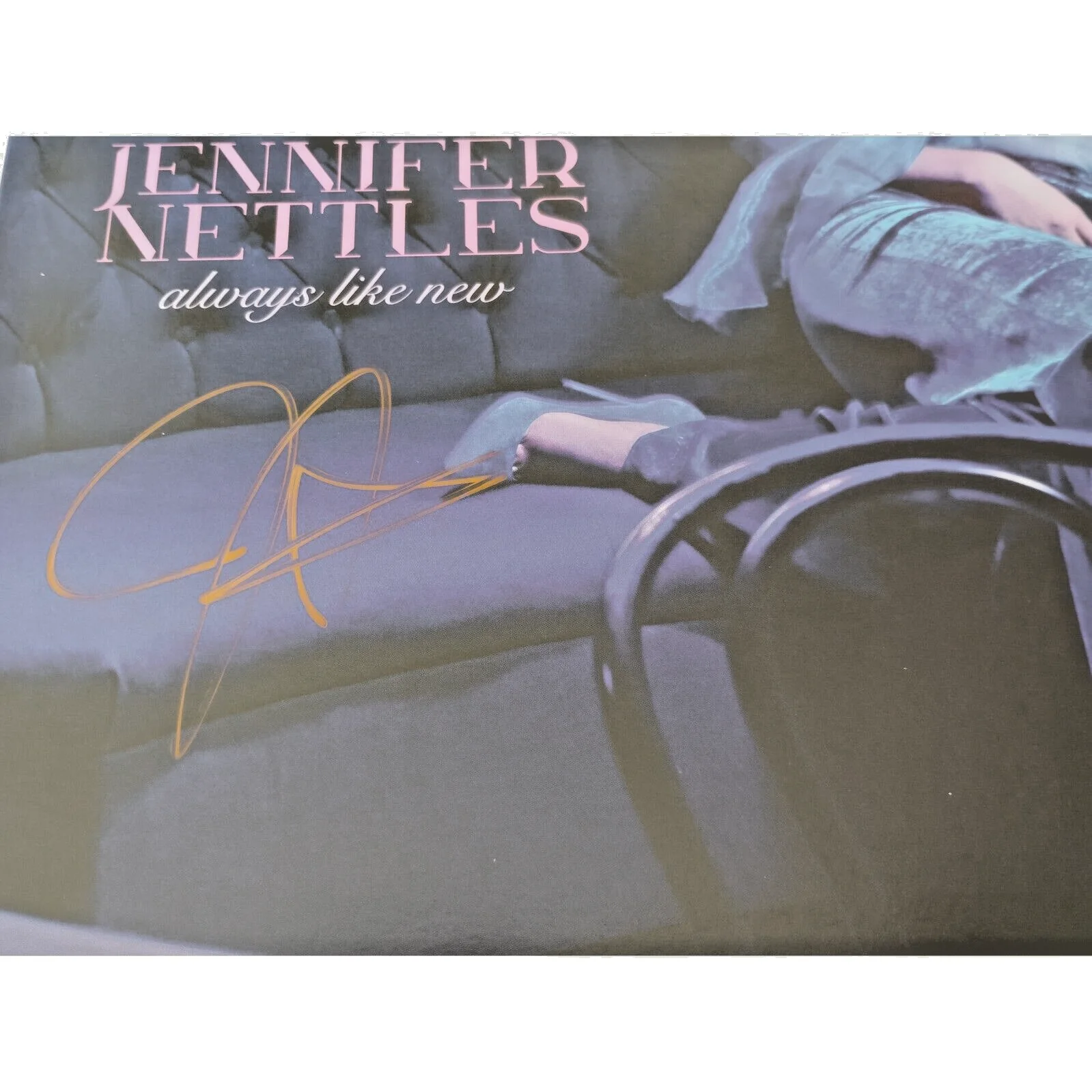 Jennifer Nettles — Jennifer Nettles Signed Always Album Vinyl Record Beckett BAS COA Country Music, изображение 2